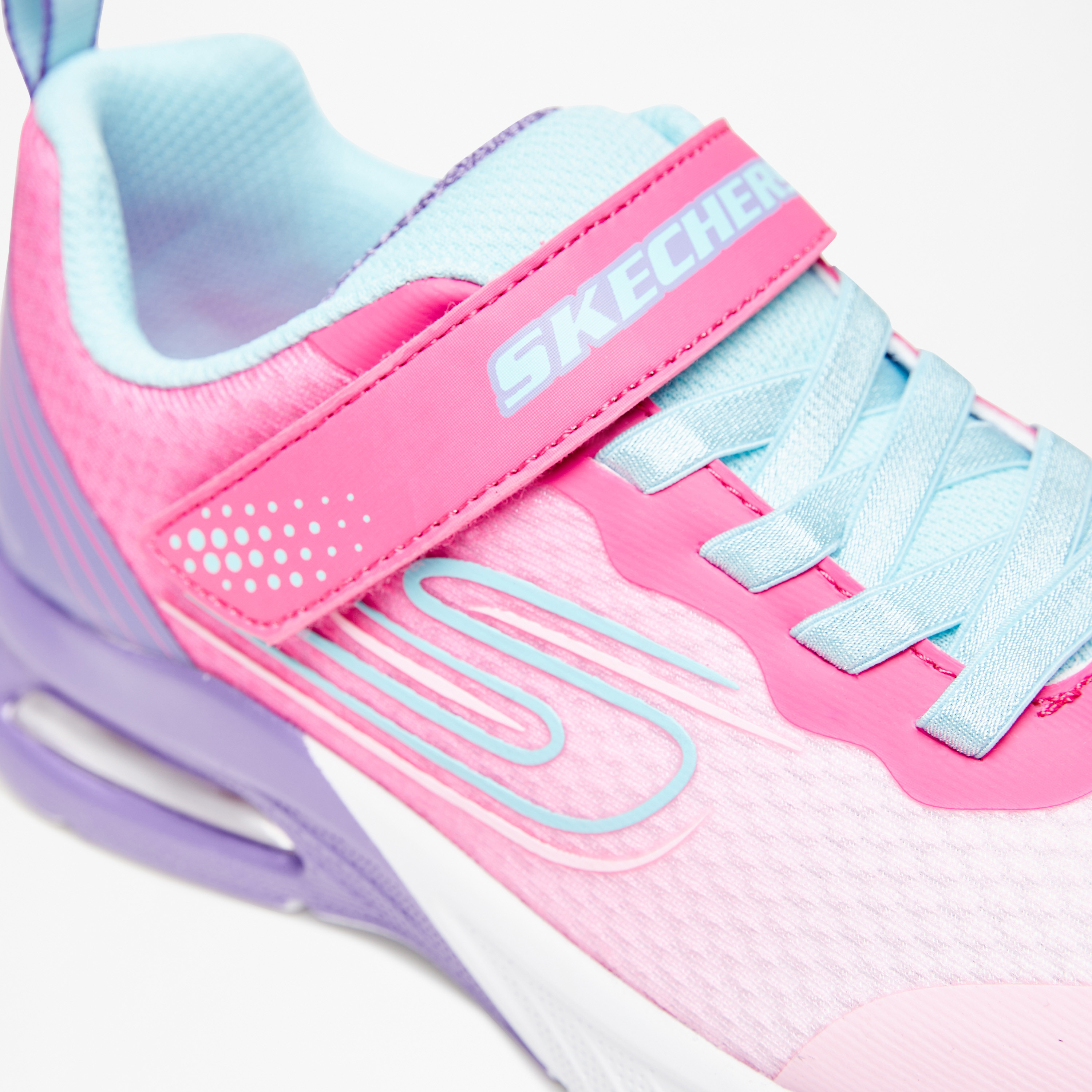 Skechers Girls Microspec Max Plus Hook & Loop Trainer Shoes-girls-shoes-sneakers-image-5