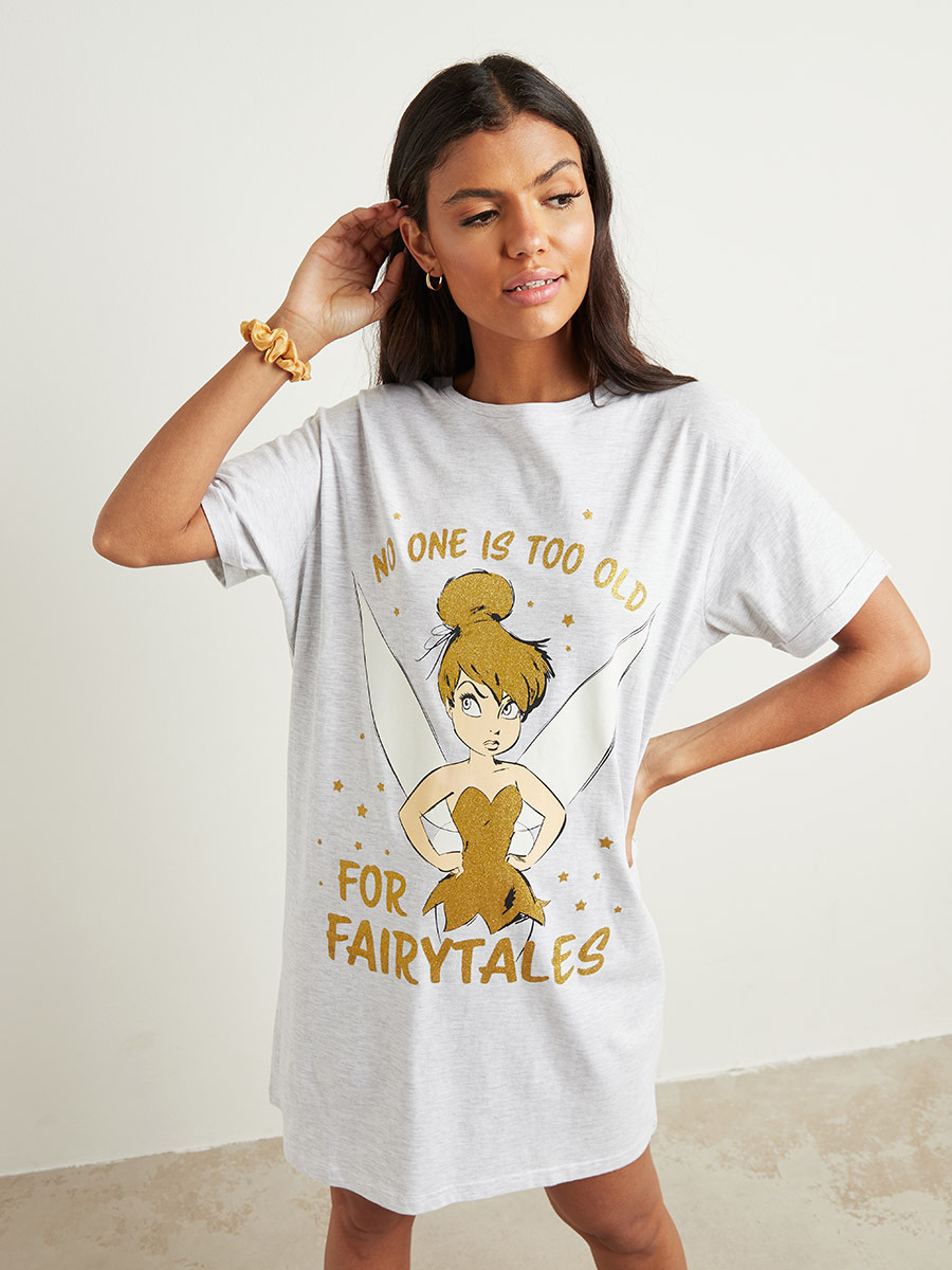 فستان نوم مطبوع بتصميم تيشيرت-women-clothing-nightwear-nighties-image-1