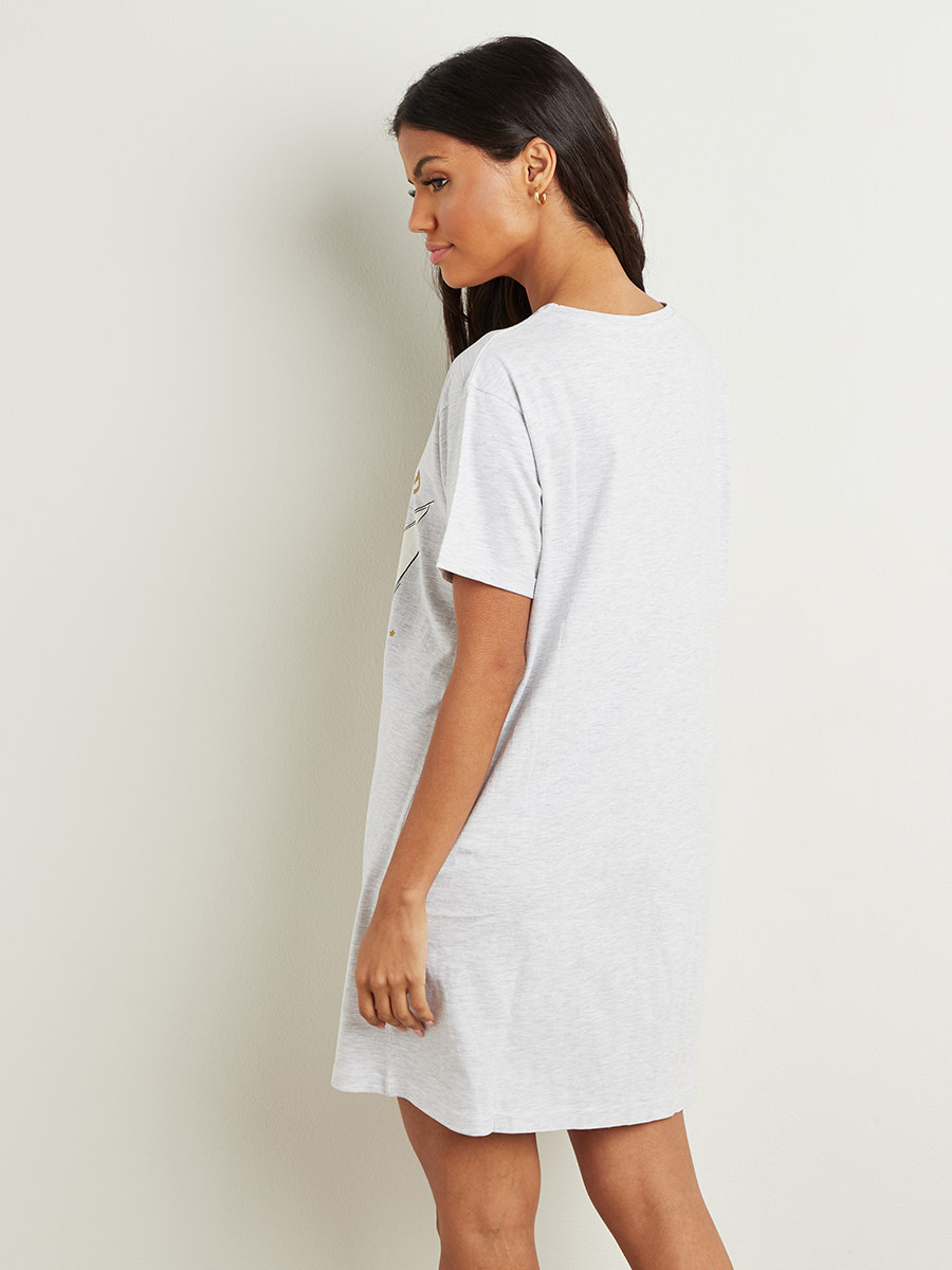 فستان نوم مطبوع بتصميم تيشيرت-women-clothing-nightwear-nighties-image-5