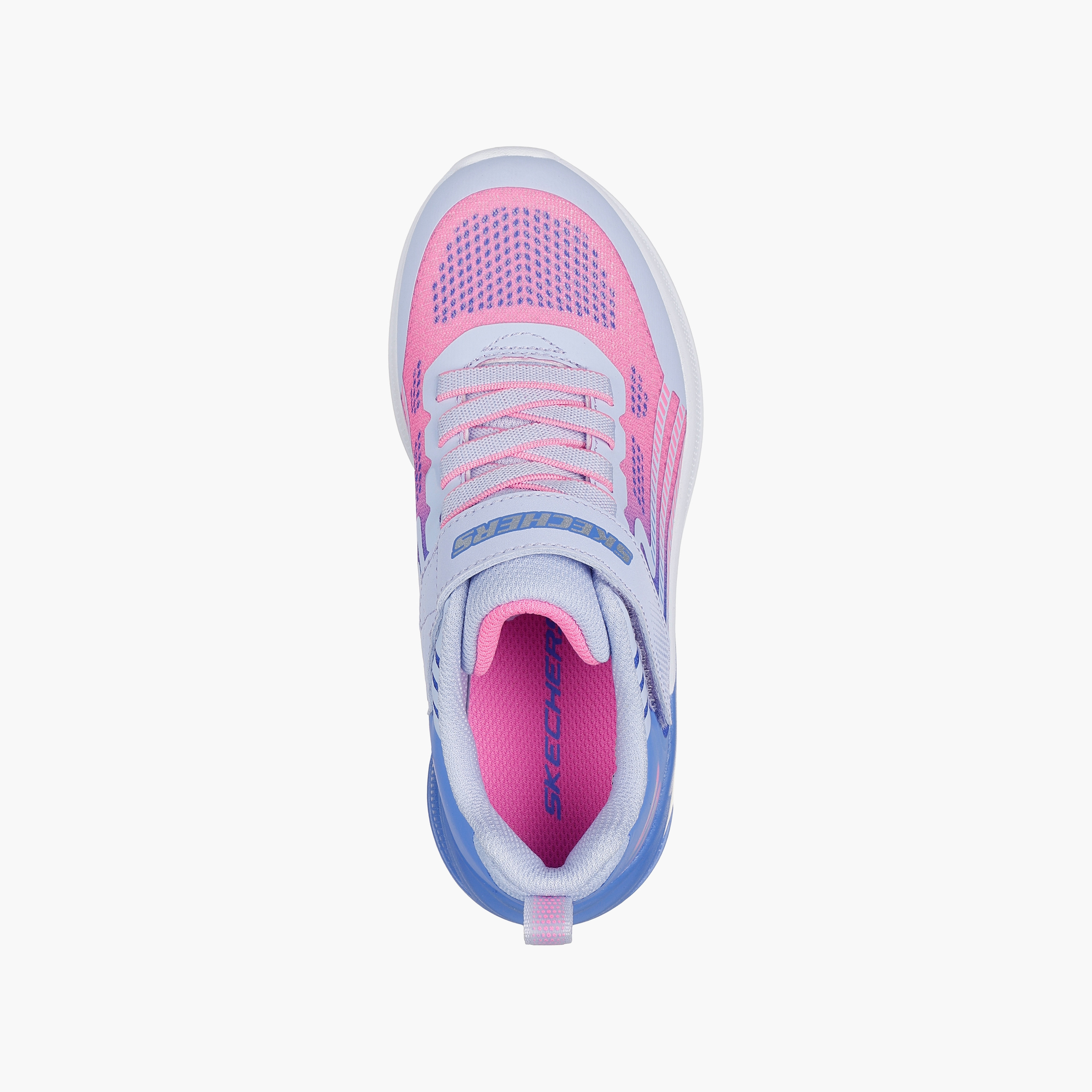 Skechers Girls Microspec Max Advance Hook & Loop Sneakers 303616L | OE-girls-shoes-sneakers-image-4