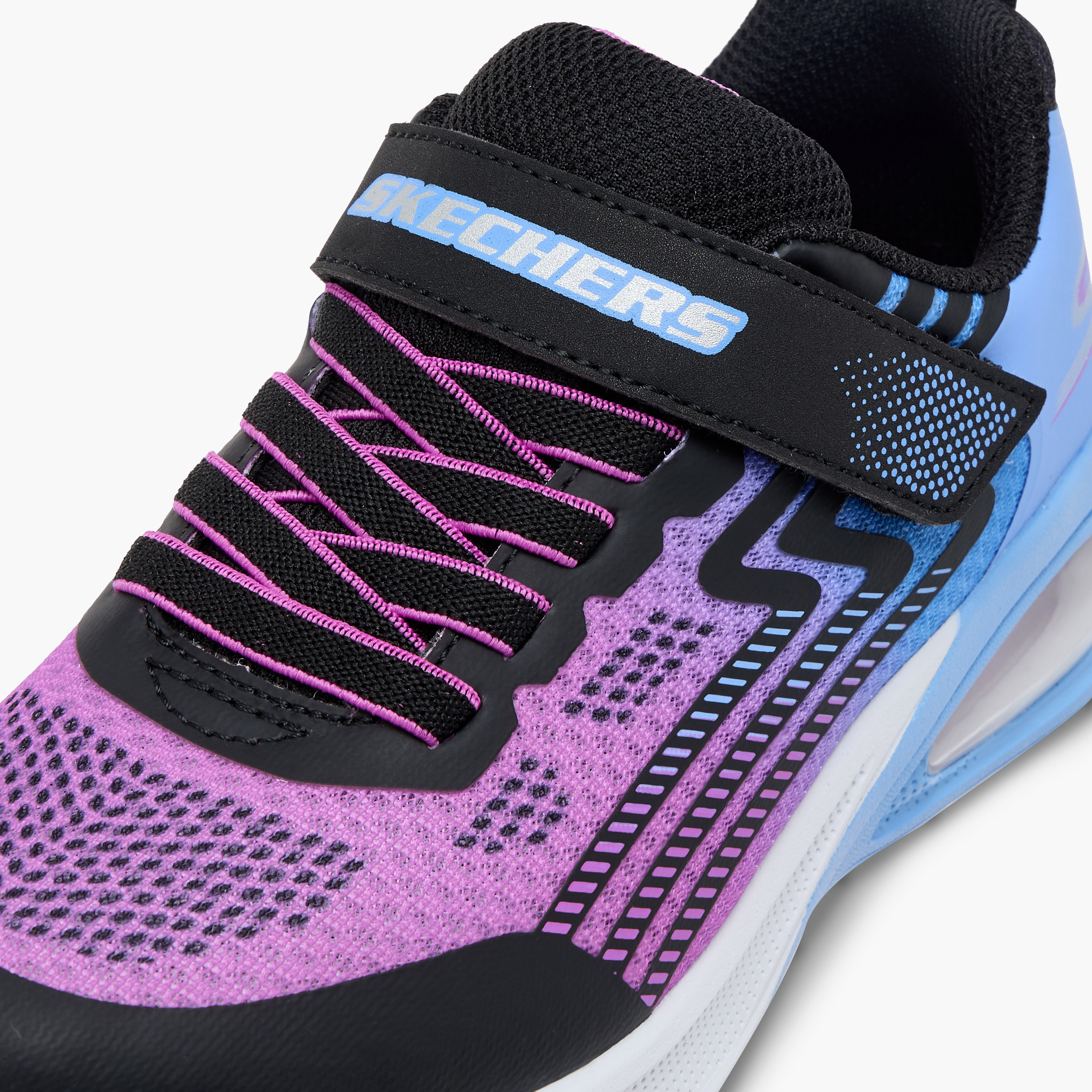 Skechers Girls Microspec Max Advance Hook & Loop Sneakers 303616L | OE-sports-girls-shoes-image-9