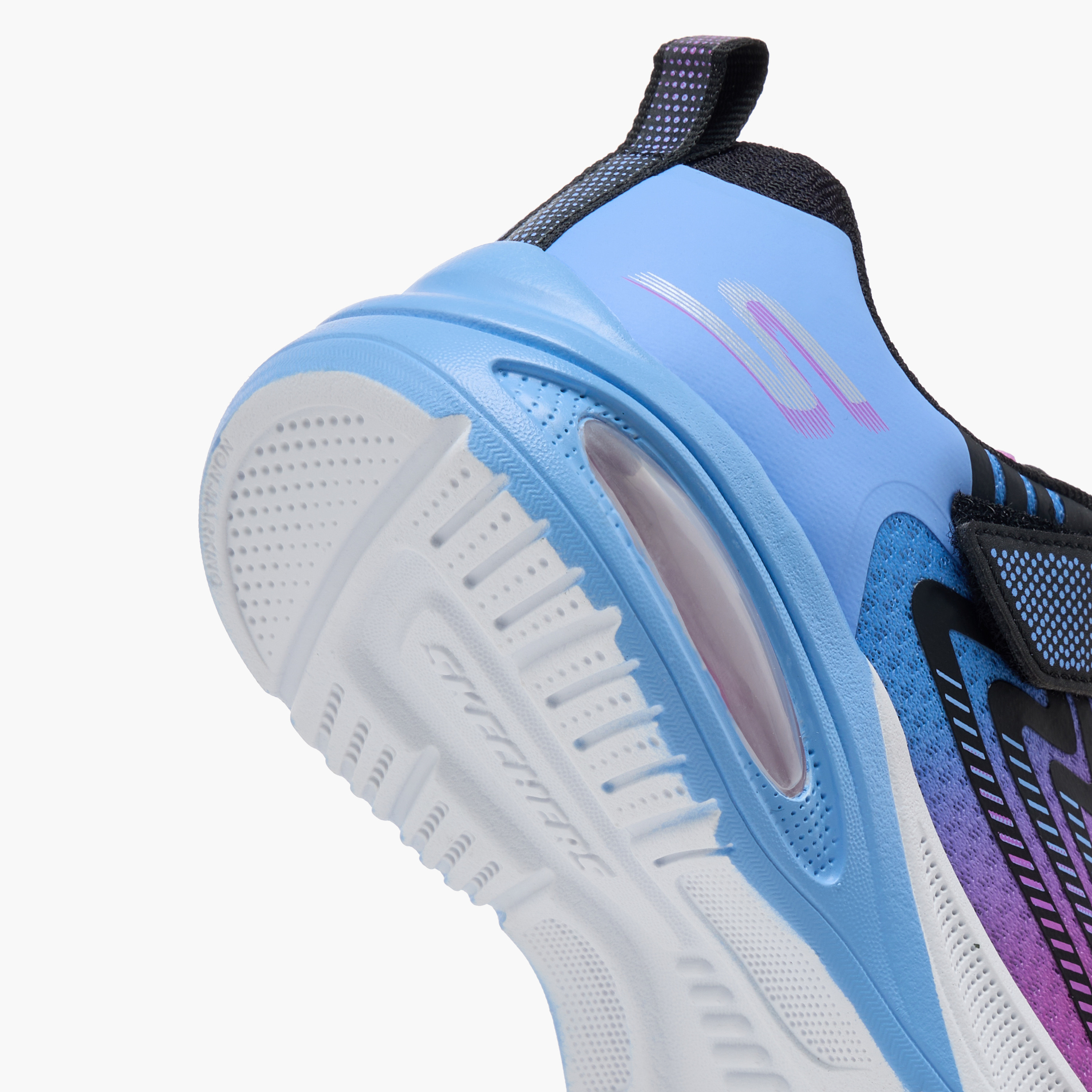 Skechers Girls Microspec Max Advance Hook & Loop Sneakers 303616L | OE-sports-girls-shoes-image-10