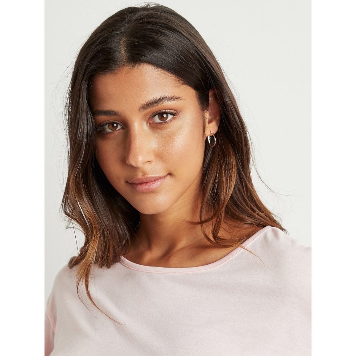 مجموعة من تيشيرت سادة وبنطلون بيجاما من ستايلي-women-clothing-nightwear-pyjamas-longsets-image-5