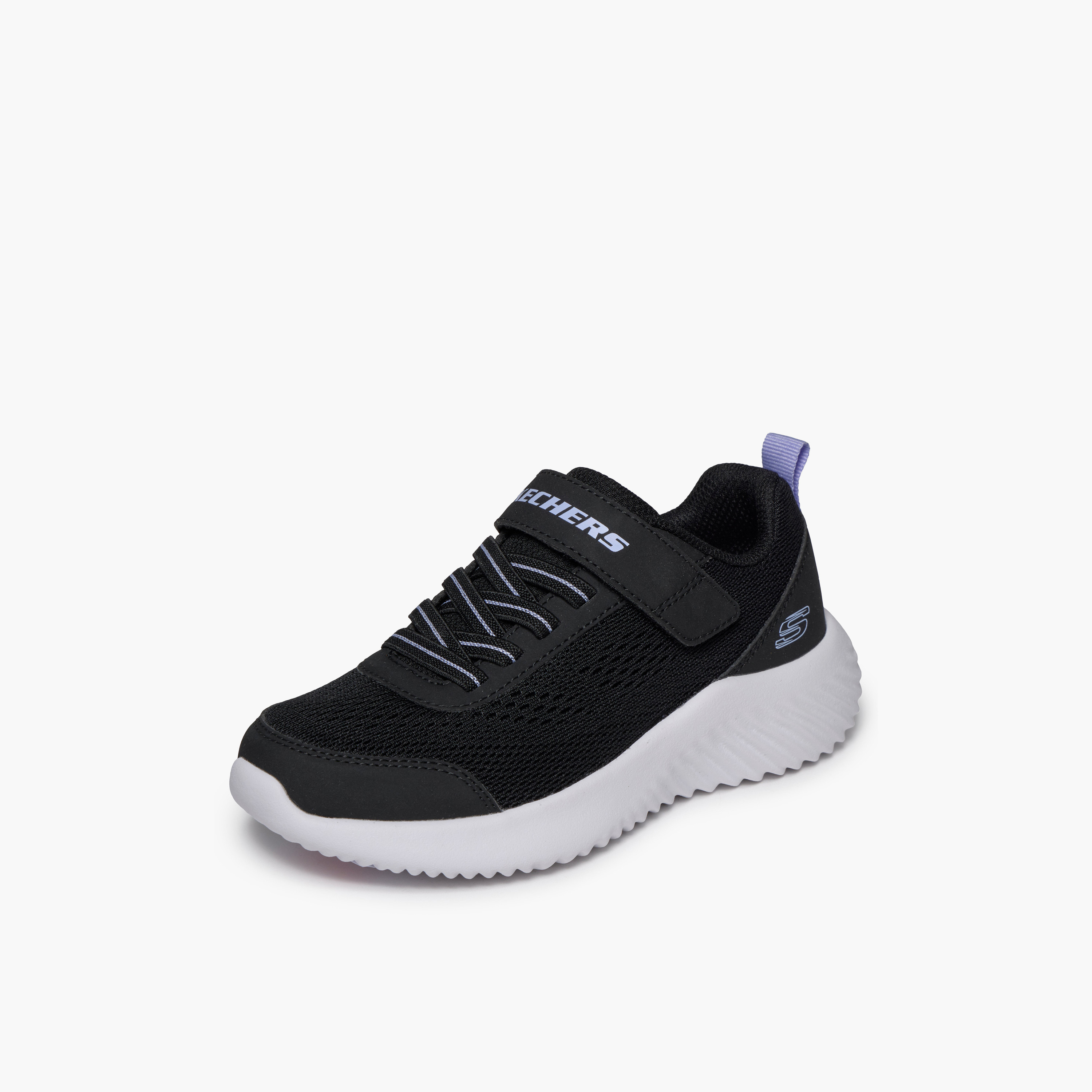 Skechers Girls Bounder Hook & Loop Sneakers-sports-girls-shoes-image-4