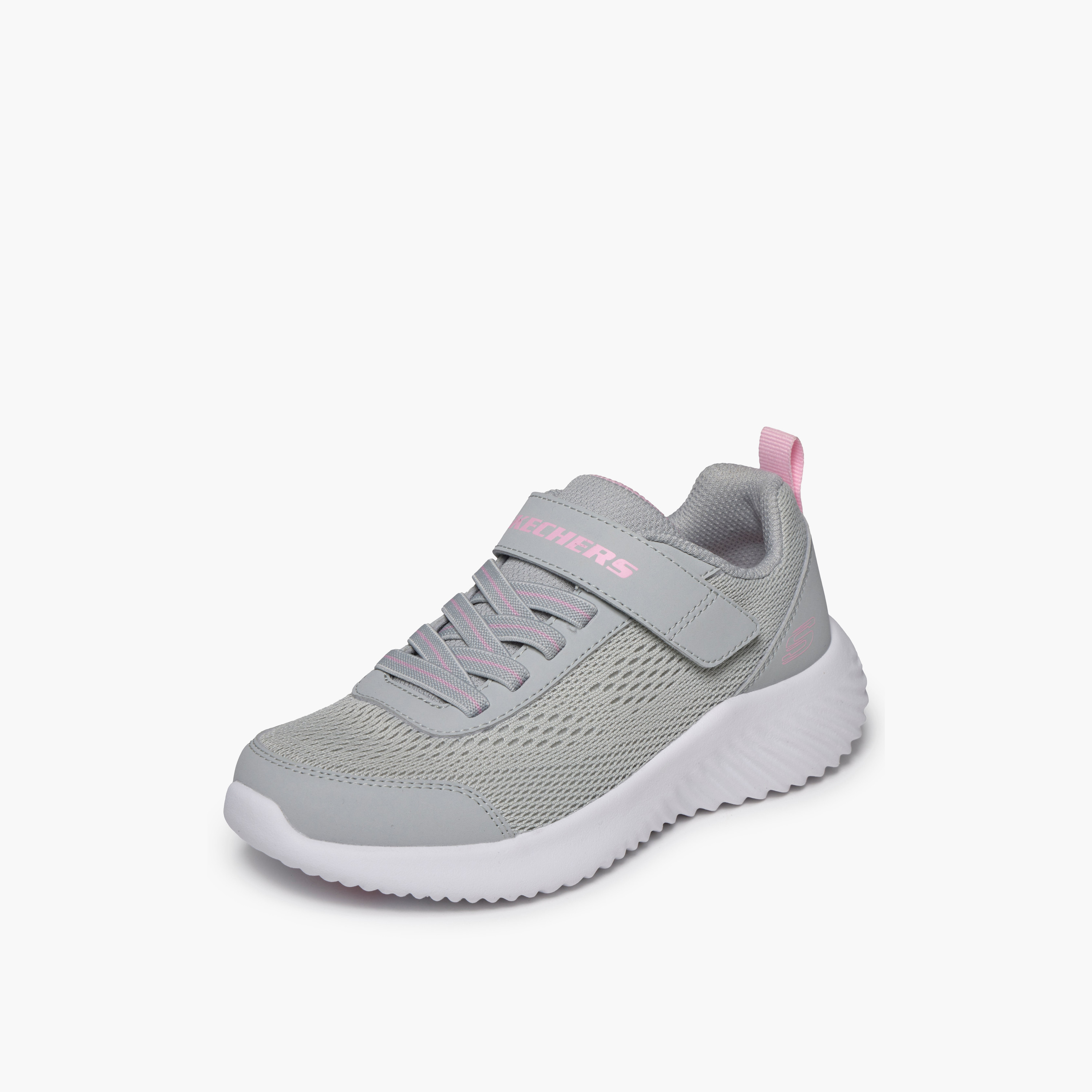 Skechers Girls Bounder Hook & Loop Sports Shoes-girls-shoes-sports-image-4