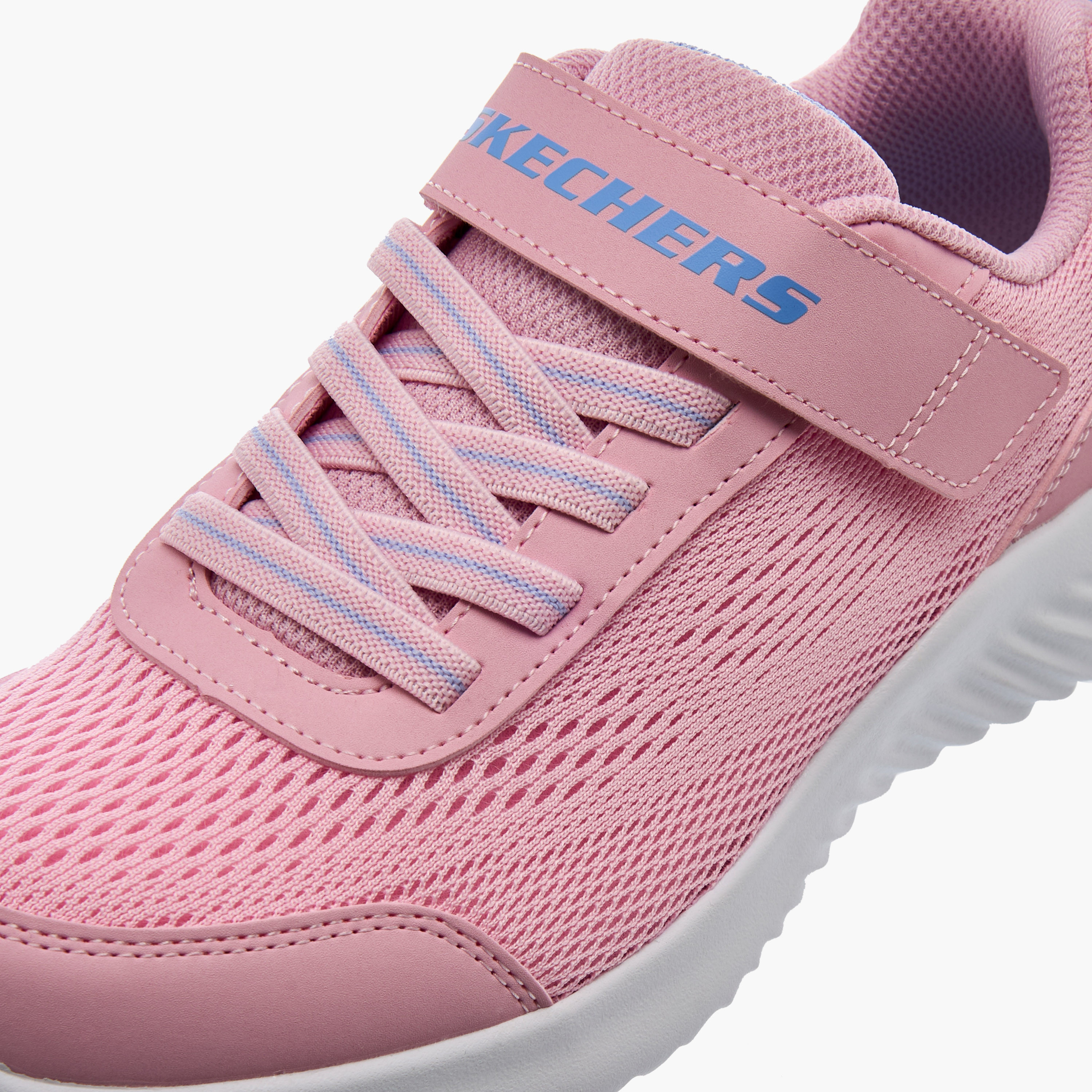 Skechers Girls BOUNDER Hook & Loop Sports Shoes-girls-shoes-sports-image-4