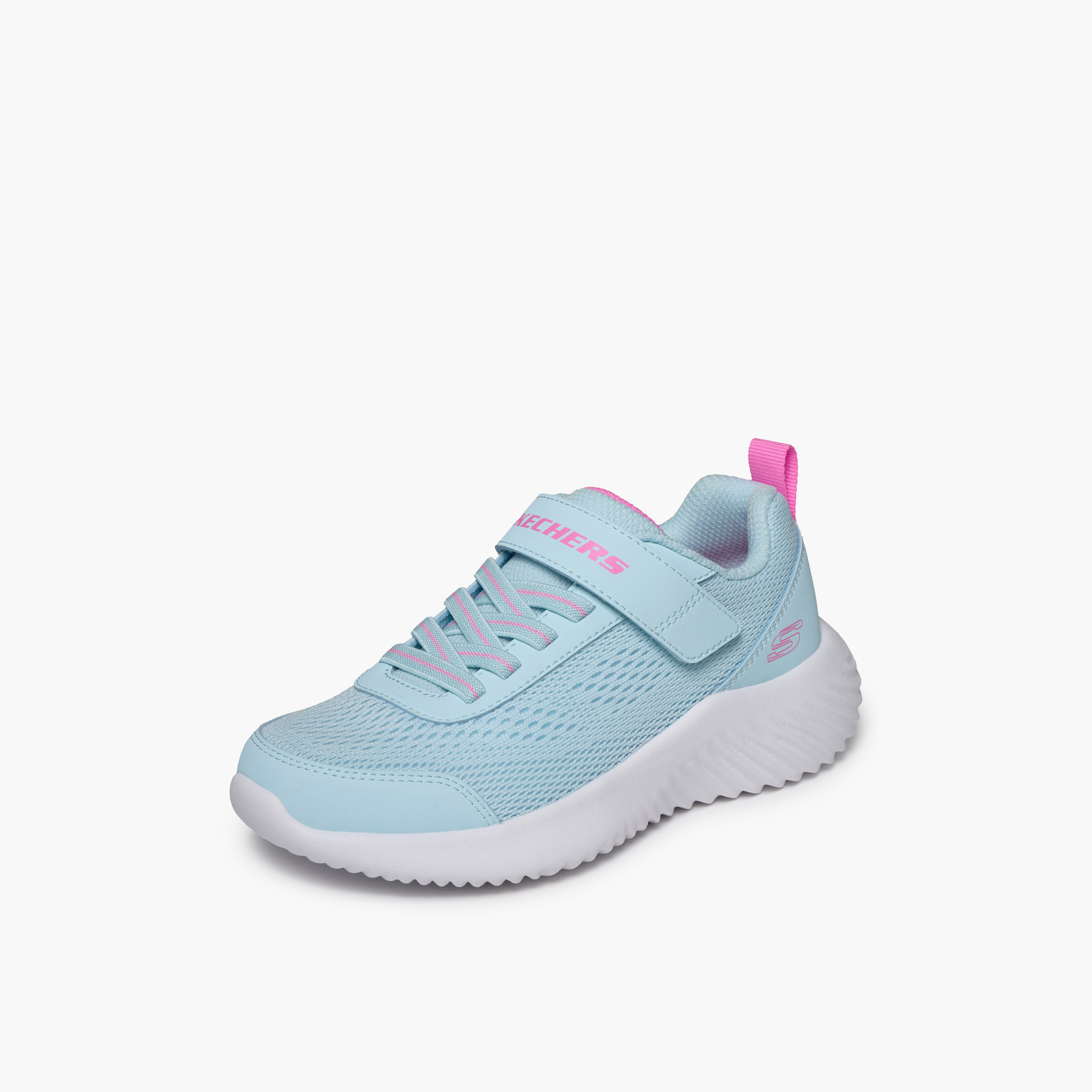 Skechers Girls Bounder Hook & Loop Sneakers-girls-shoes-sports-image-4