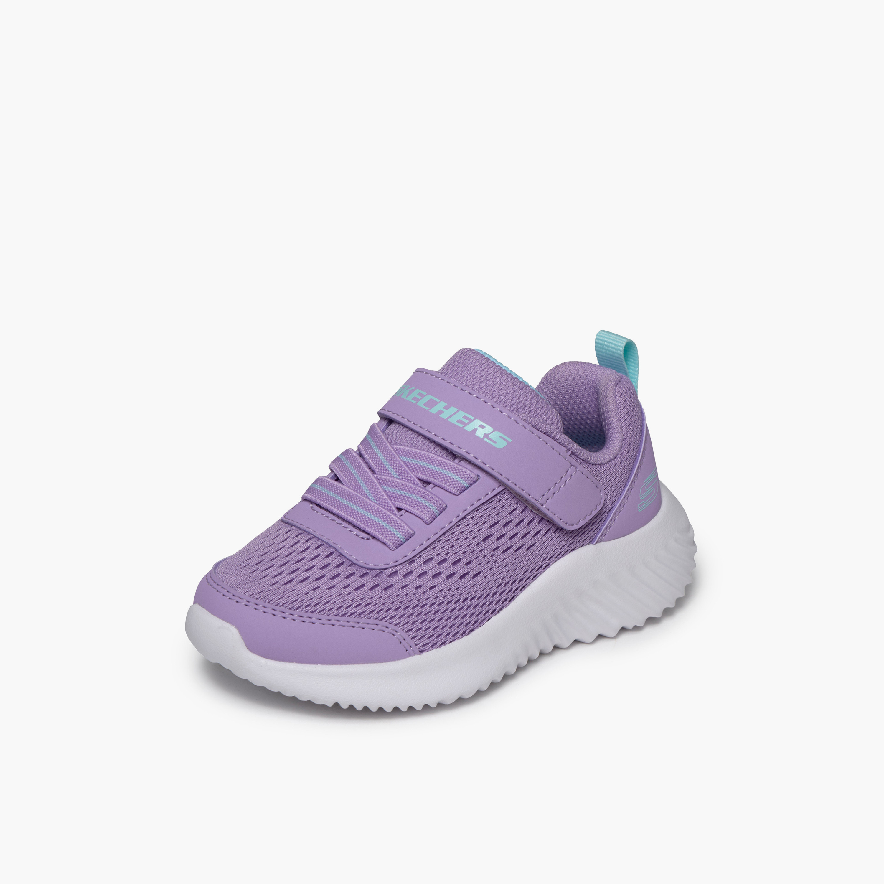 Skechers Girls BOUNDER Hook & Loop Sneakers-sports-girls-shoes-image-4