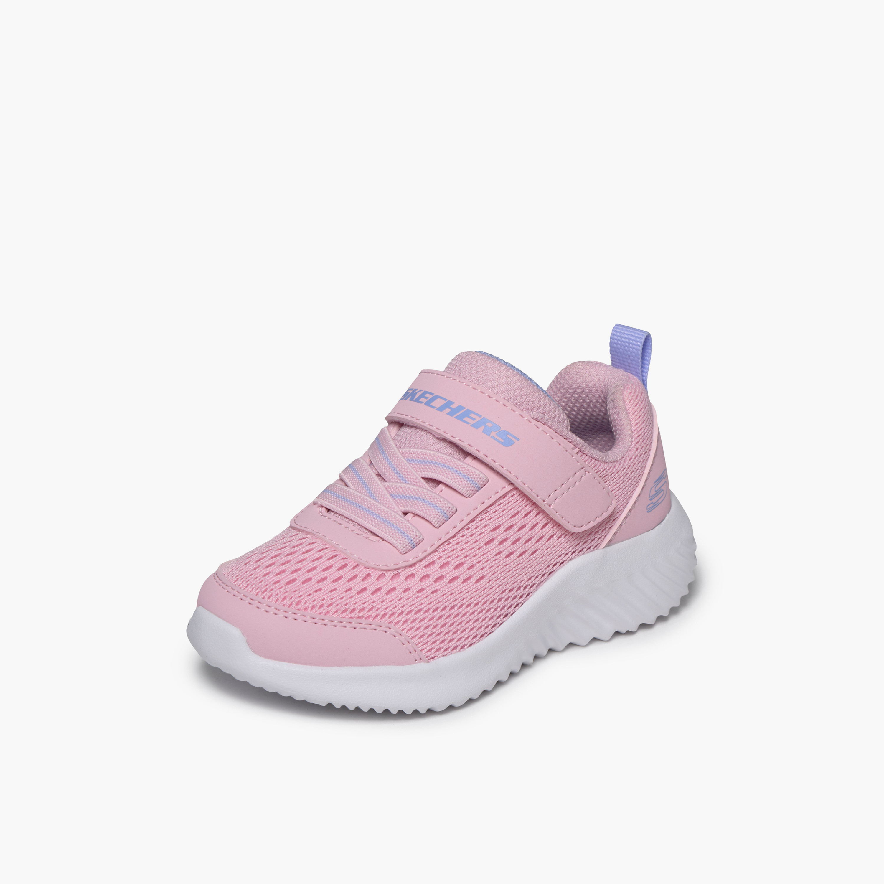 Skechers Girls BOUNDER Hook & Loop Sneakers-sports-girls-shoes-image-4