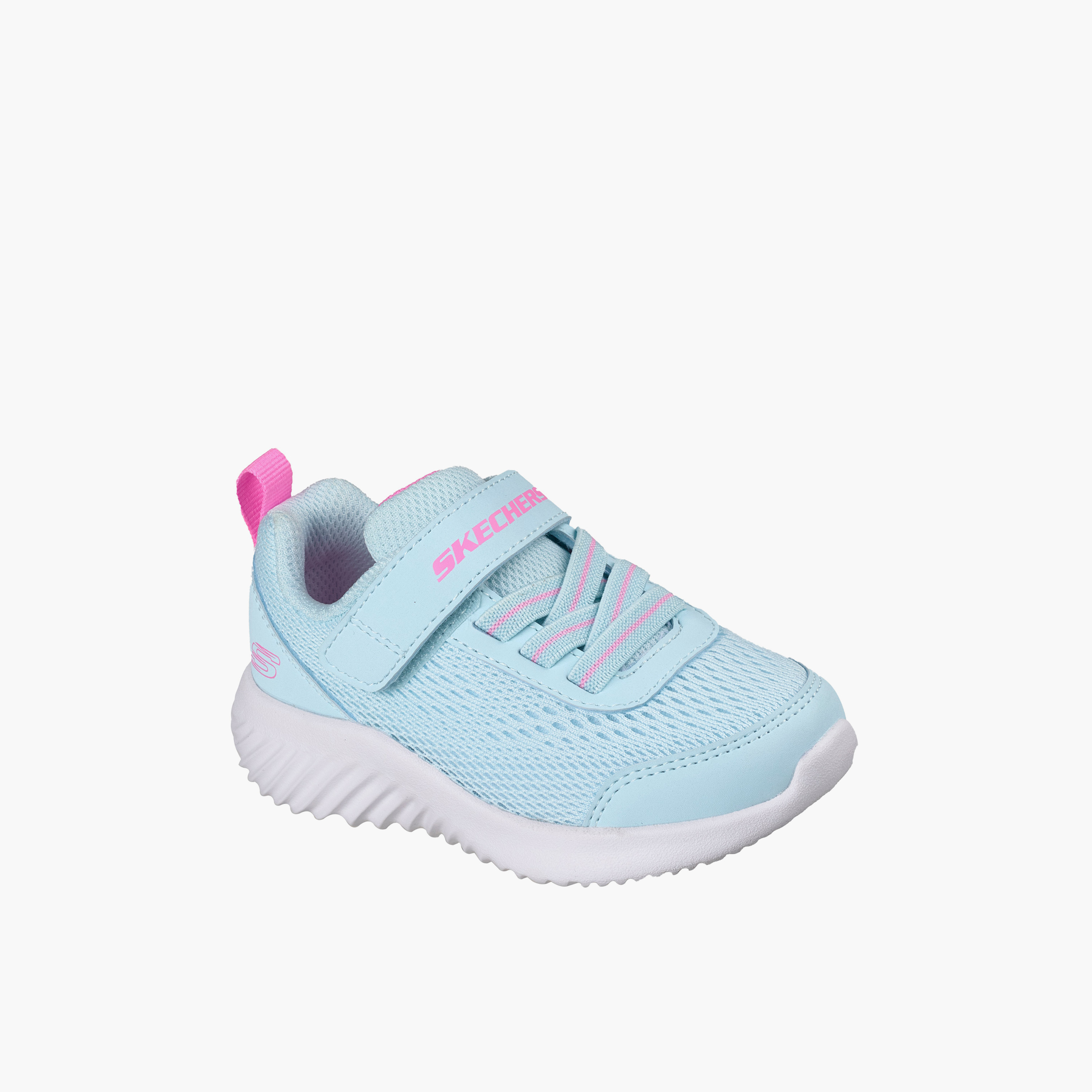 Skechers Girls BOUNDER Hook & Loop Sneakers-baby-girls-shoes-closedshoes-image-1