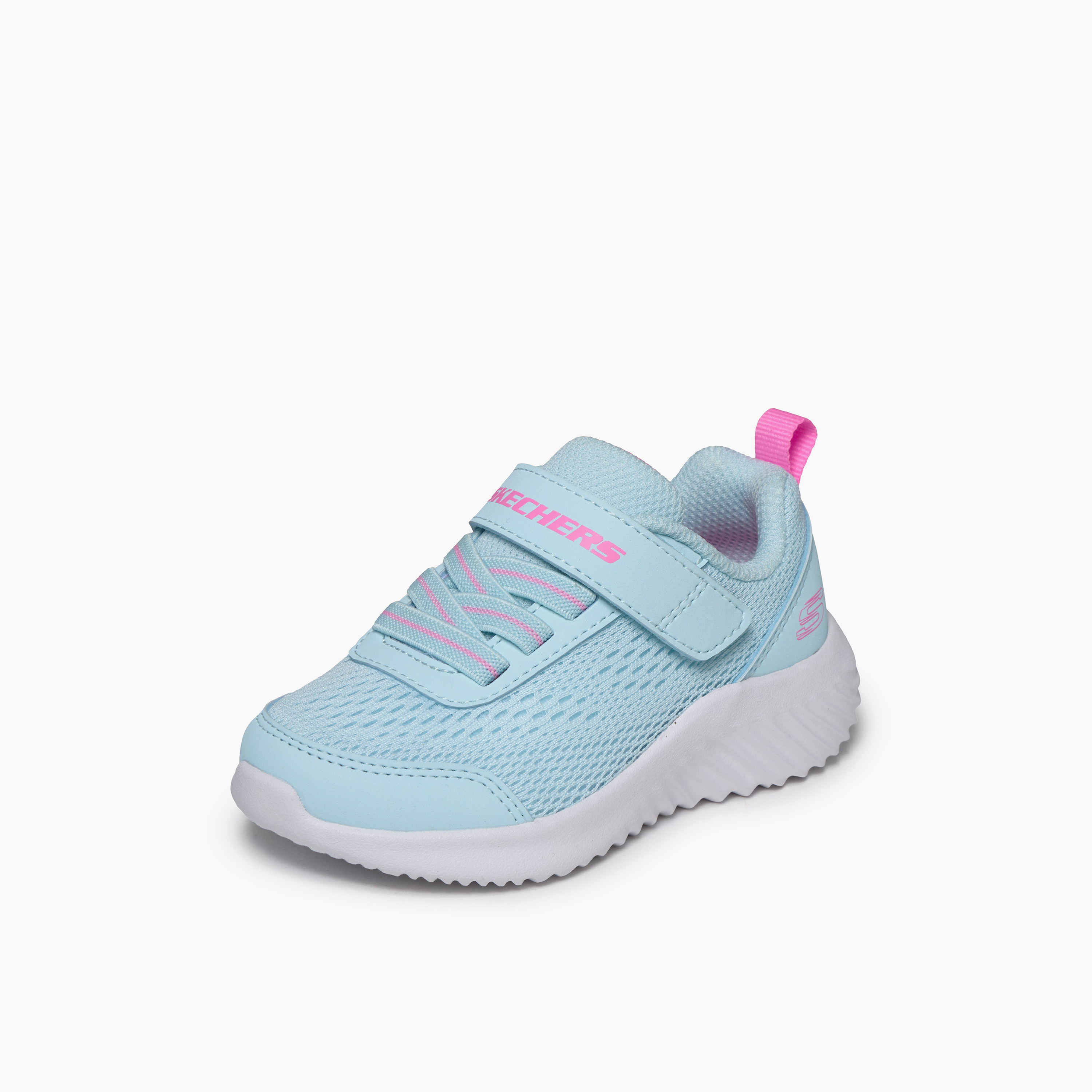 Skechers Girls BOUNDER Hook & Loop Sneakers-baby-girls-shoes-closedshoes-image-4
