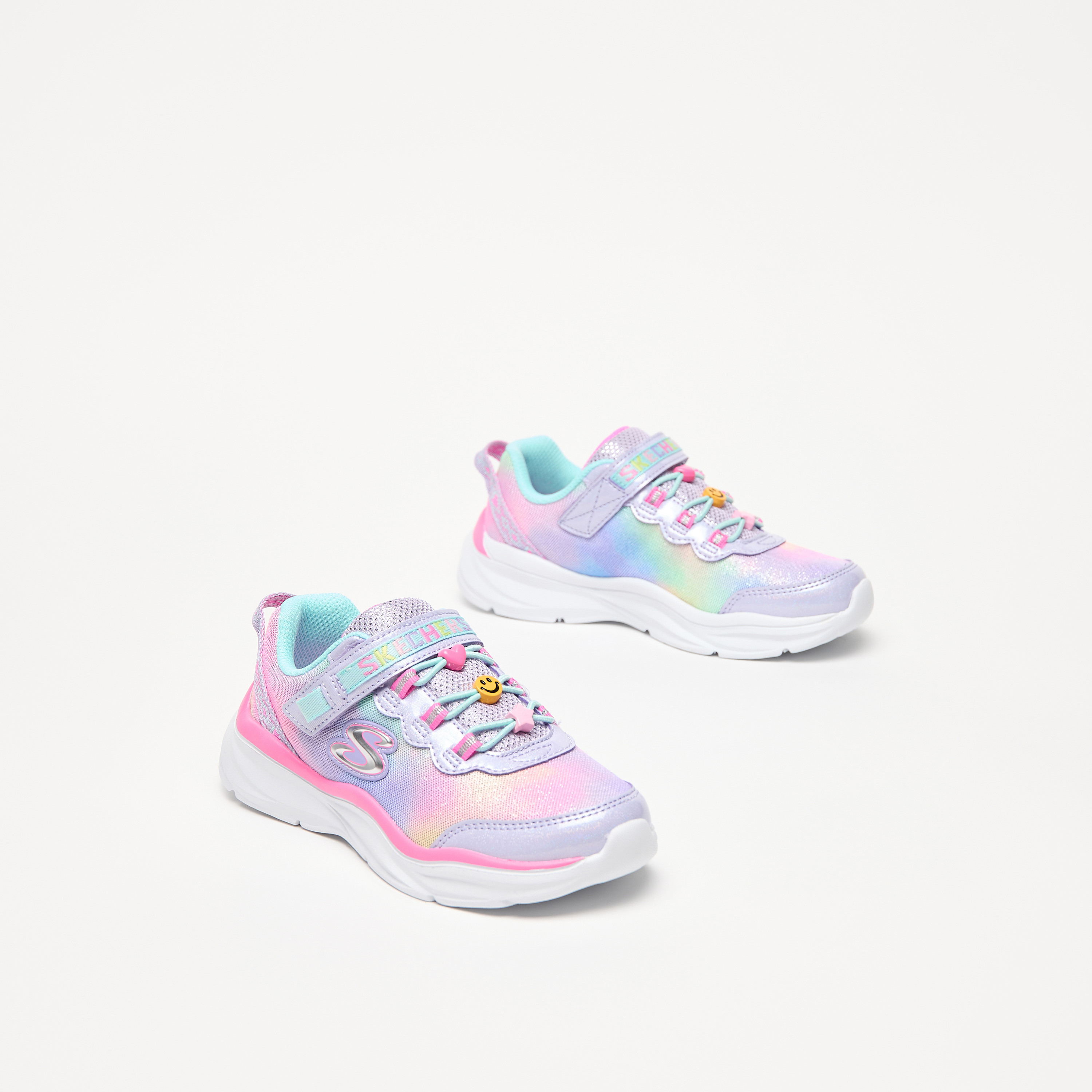 Skechers Girls POWER JAMS Hook & Loop Walking Shoes-girls-shoes-sneakers-image-1