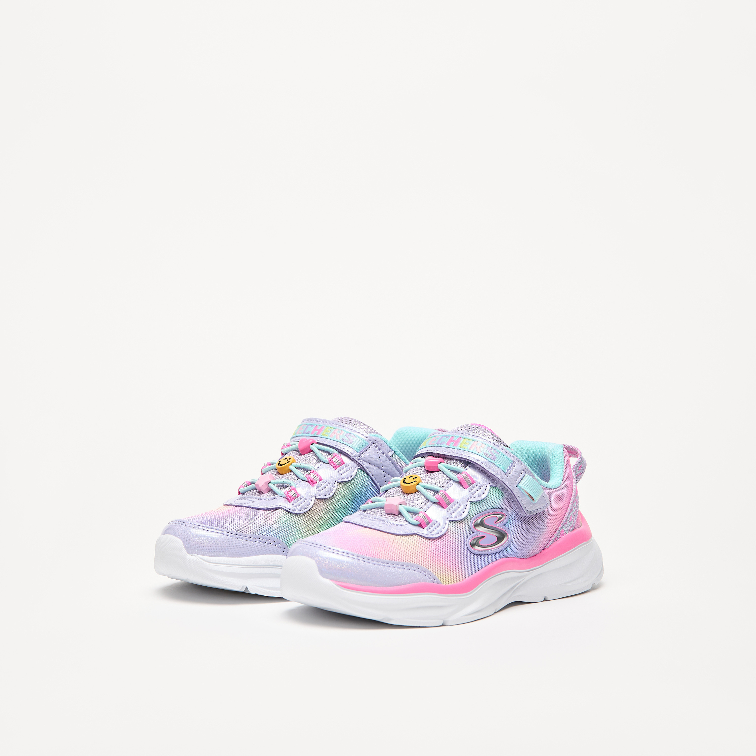 Skechers Girls POWER JAMS Hook & Loop Walking Shoes-girls-shoes-sneakers-image-2