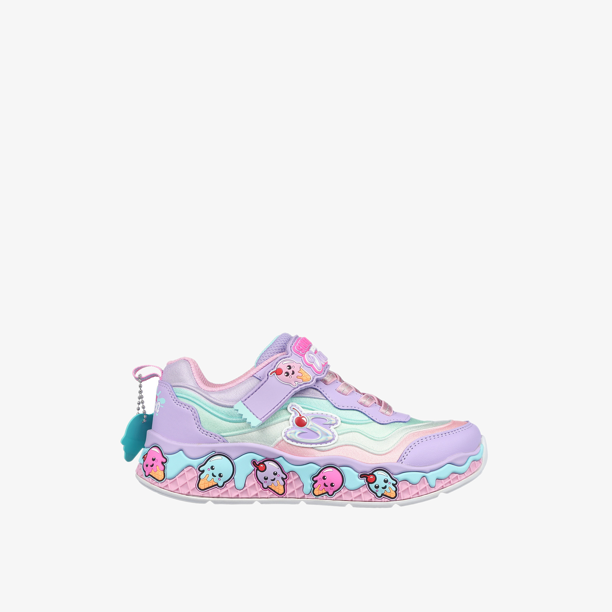 Skechers Girls Embossed Hook & Loop Walking Shoes-girls-shoes-sneakers-image-2