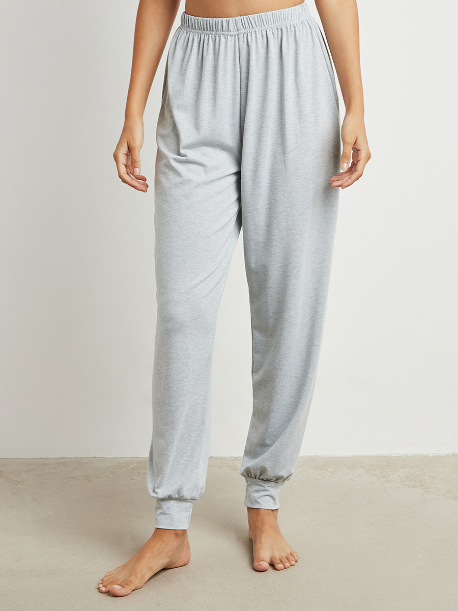 مجموعة من تيشيرت مطبوع وبنطلون بيجاما من ستايلي-women-clothing-nightwear-pyjamas-longsets-image-3
