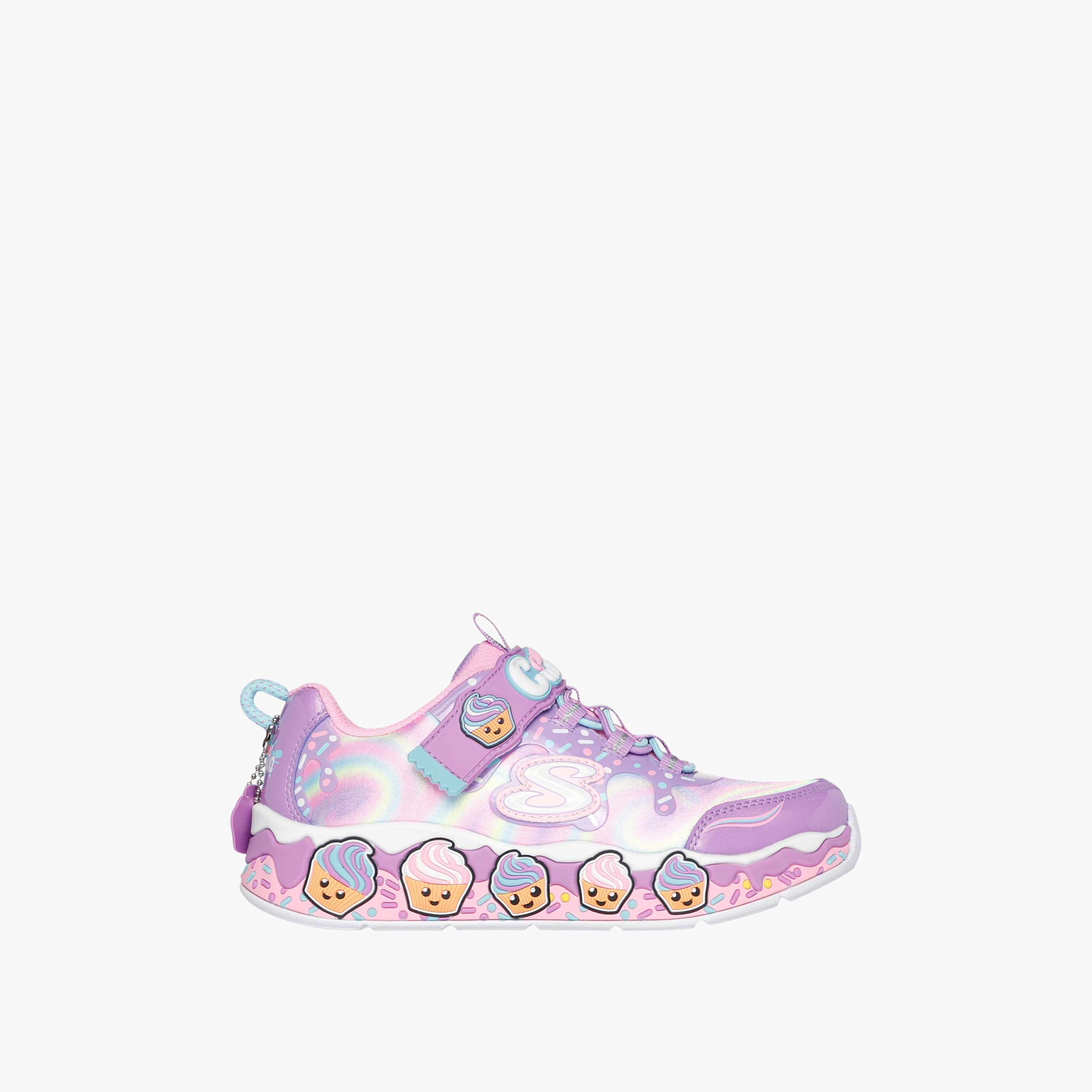 Skechers Girls' CUPCAKE CUTIE Sports Shoes with Hook and Loop Closure - 303627L-LVMT-girls-shoes-sneakers-image-2