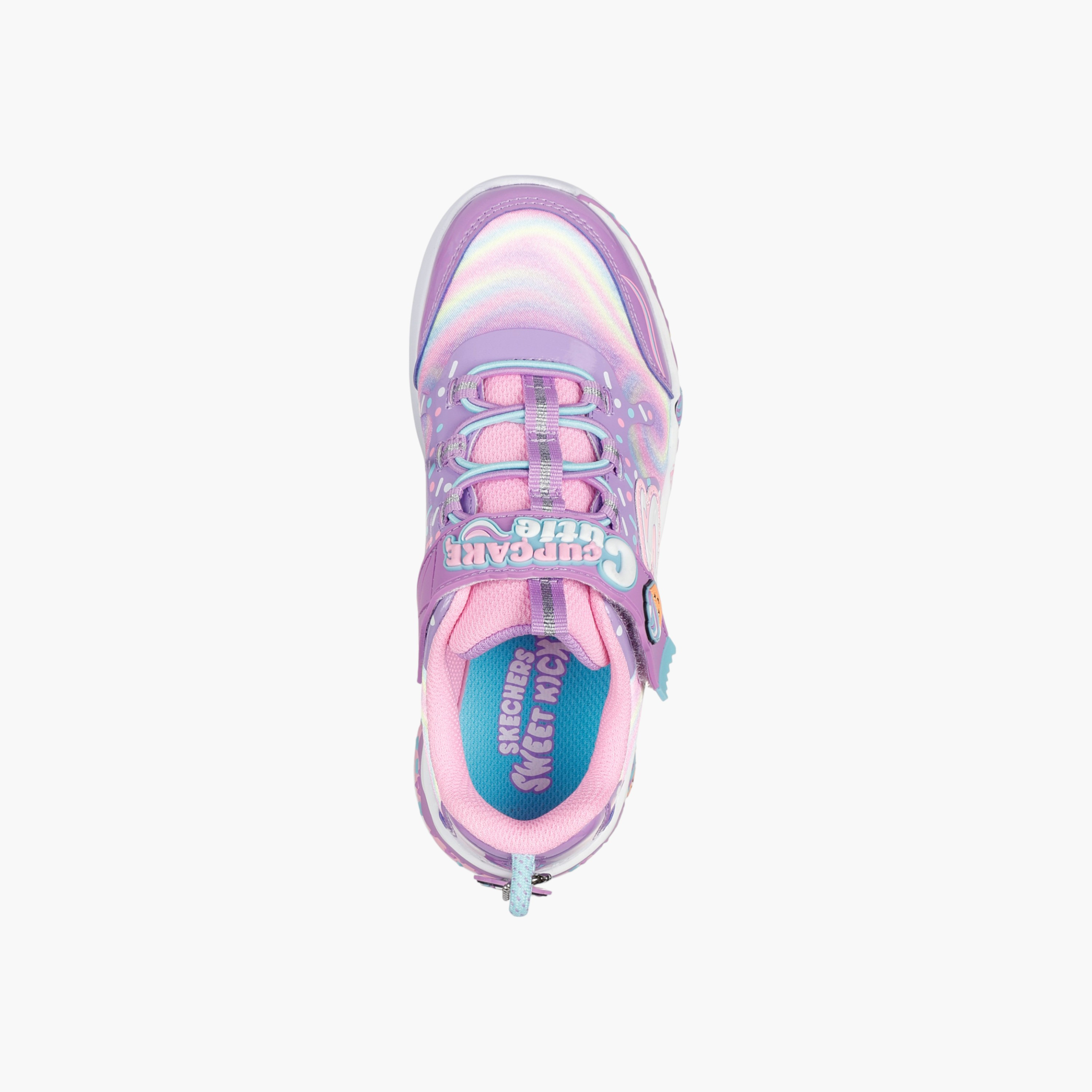 Skechers Girls' CUPCAKE CUTIE Sports Shoes with Hook and Loop Closure - 303627L-LVMT-girls-shoes-sneakers-image-3
