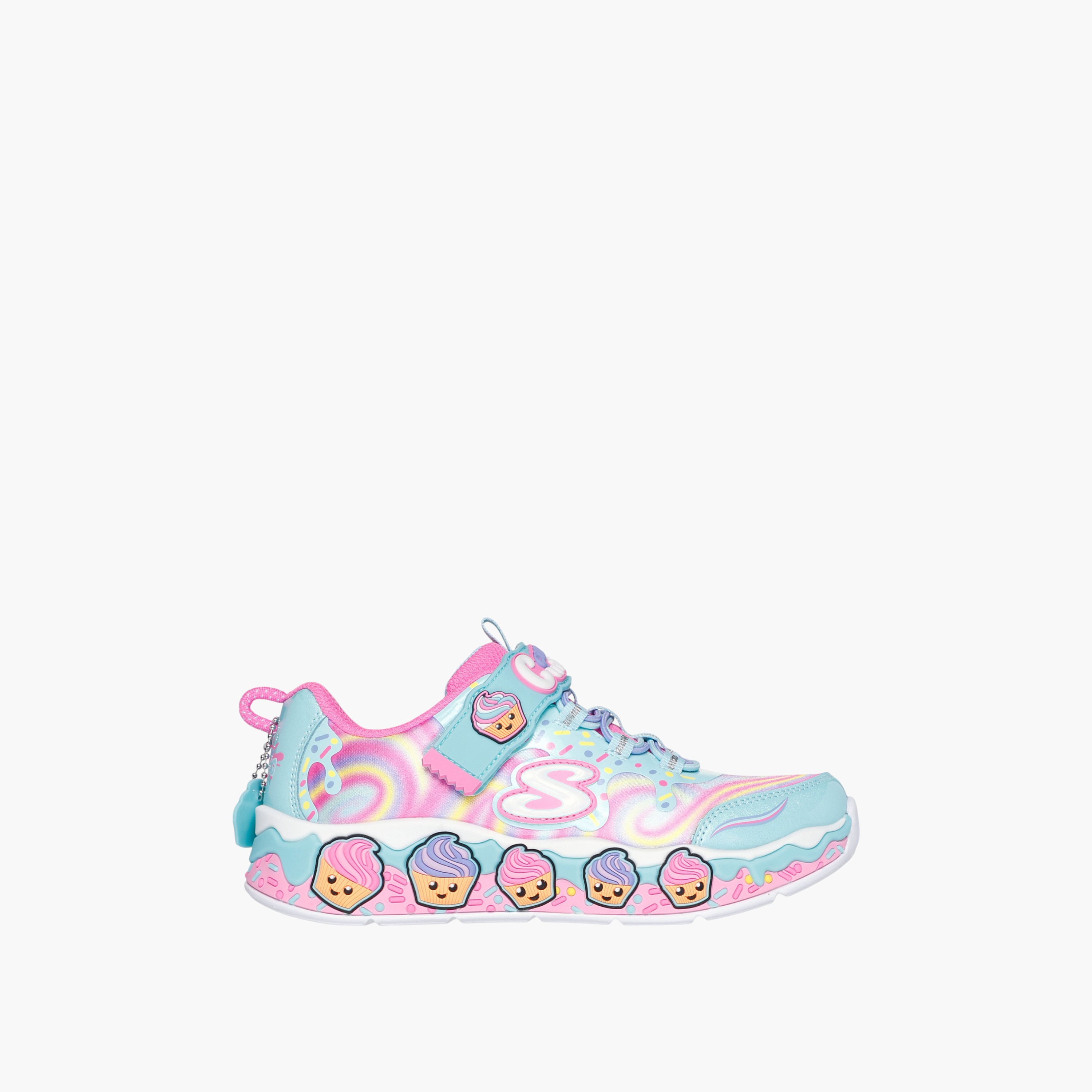 Skechers Girls' CUPCAKE CUTIE Sneakers with Hook and Loop Closure - 303627L-TQMT-girls-shoes-sneakers-image-2