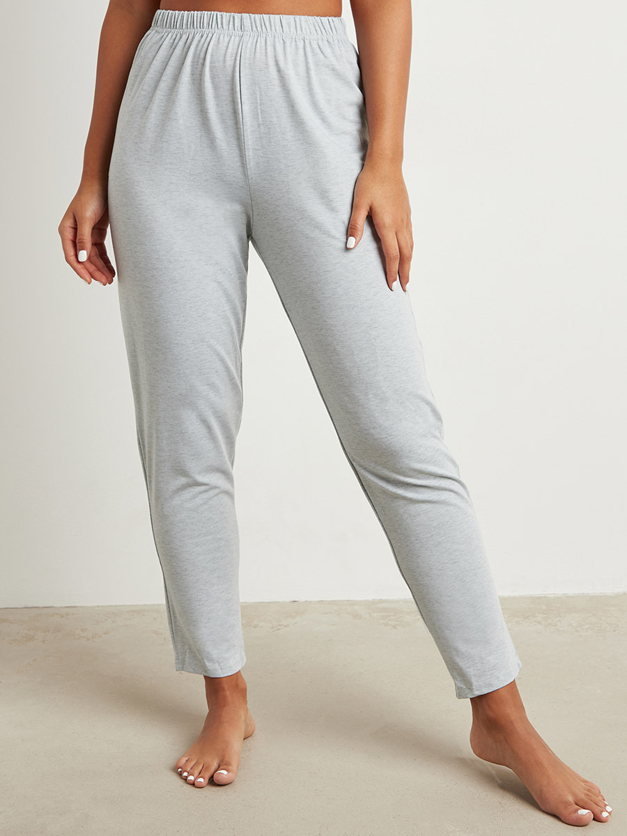 Styli Contrast Lace Detail Cami and Pyjama Set-women-clothing-nightwear-pyjamas-longsets-image-3
