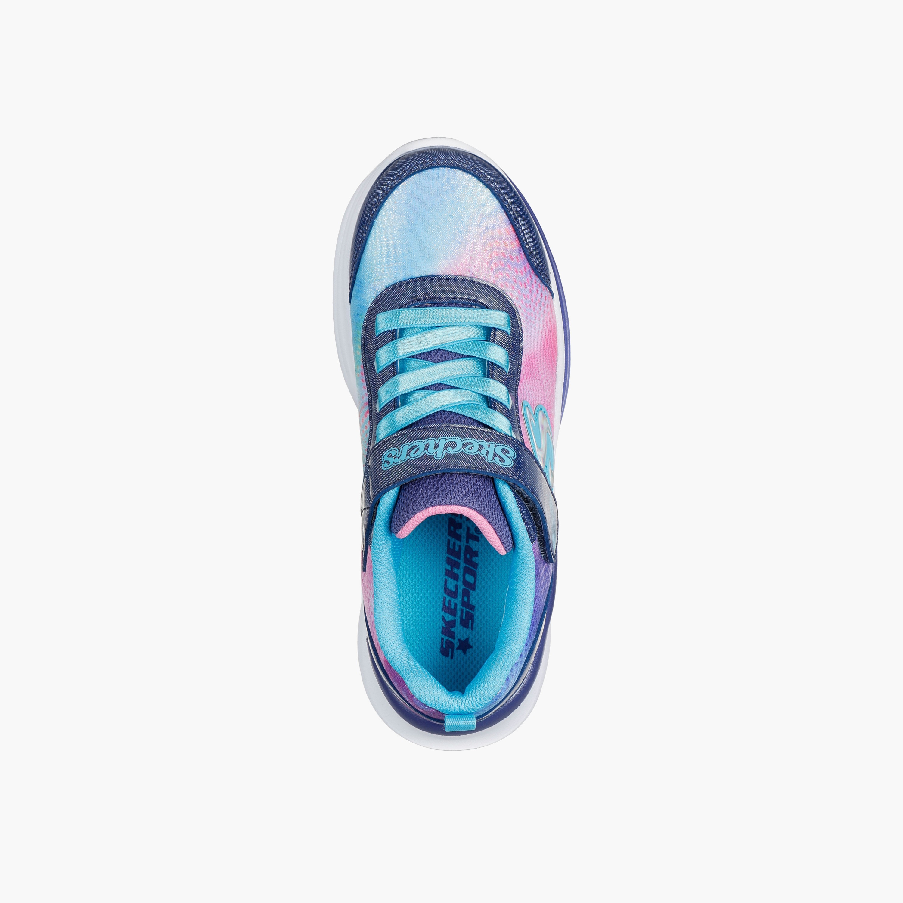 حذاء رياضي بشريط لاصق حلم ألوها للفتيات من سكيتشرز-girls-shoes-sneakers-image-2