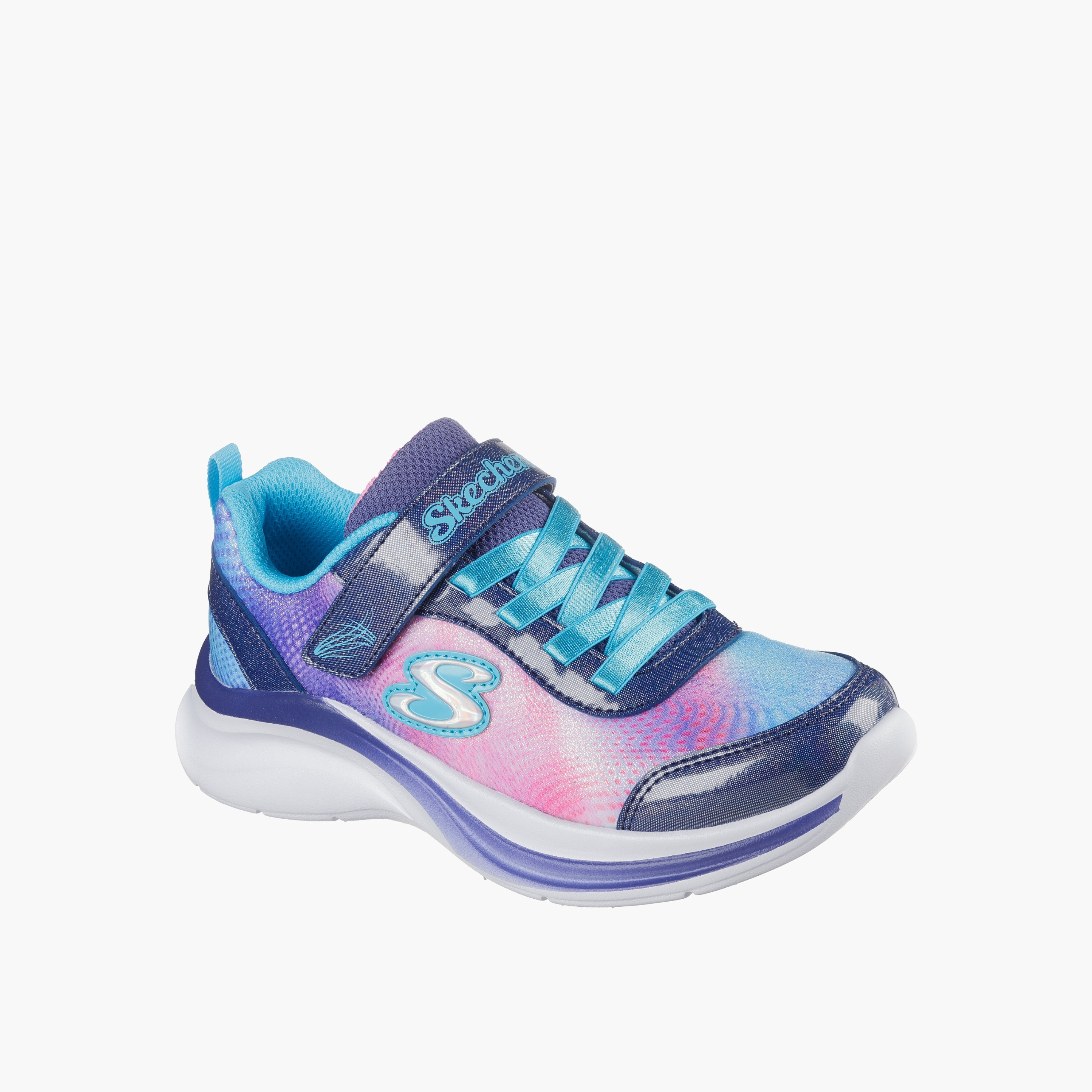 حذاء رياضي بشريط لاصق حلم ألوها للفتيات من سكيتشرز-girls-shoes-sneakers-image-4