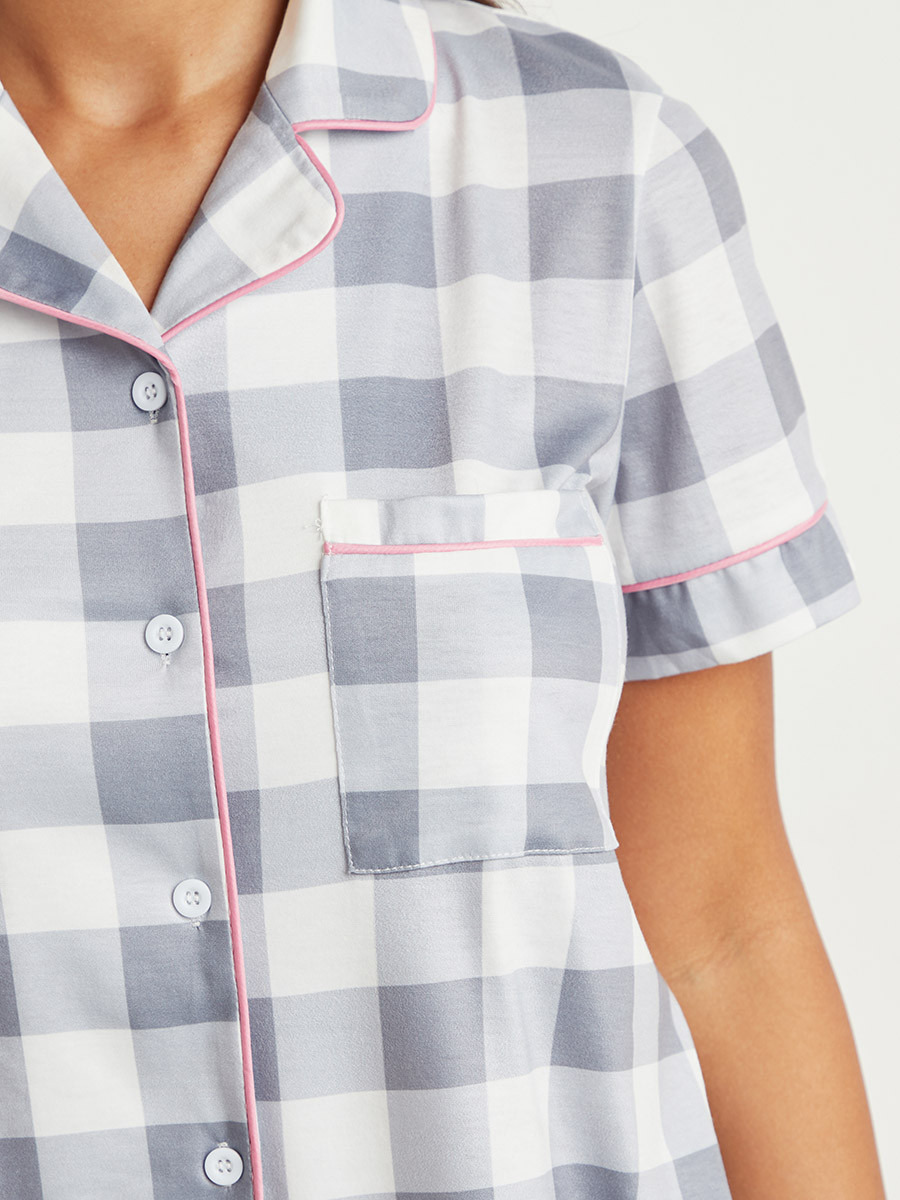 مجموعة من قميص وبنطلون بيجاما من ستايلي-women-clothing-nightwear-pyjamas-longsets-image-4