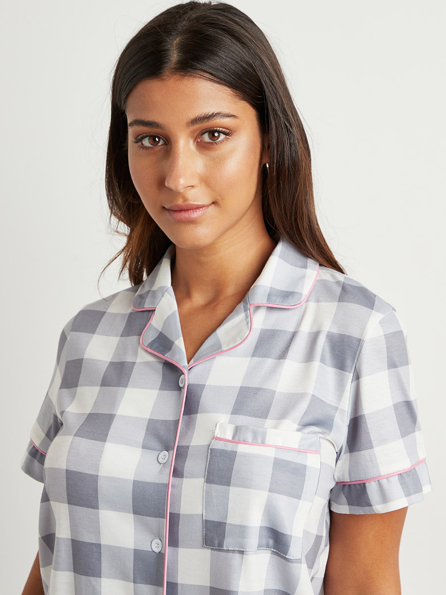 مجموعة من قميص وبنطلون بيجاما من ستايلي-women-clothing-nightwear-pyjamas-longsets-image-6