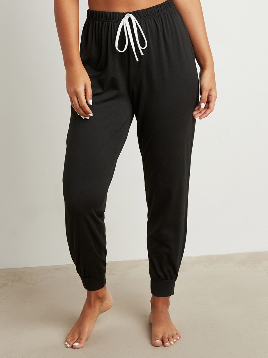 مجموعة من تيشيرت مطبوع وبنطلون بيجاما من ستايلي-women-clothing-nightwear-pyjamas-longsets-image-3