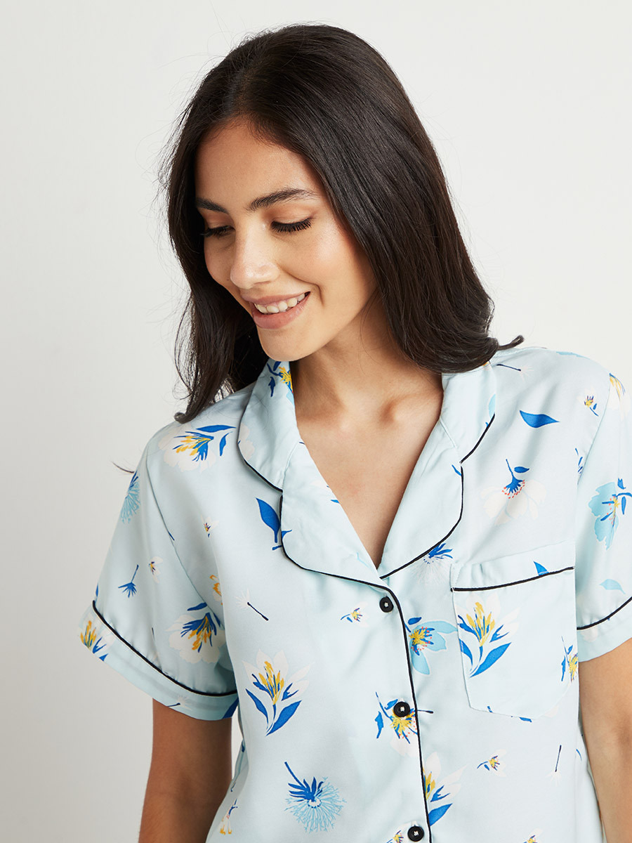 طقم بيجاما قميص وبنطلون مطبوعين-women-clothing-nightwear-pyjamas-longsets-image-6