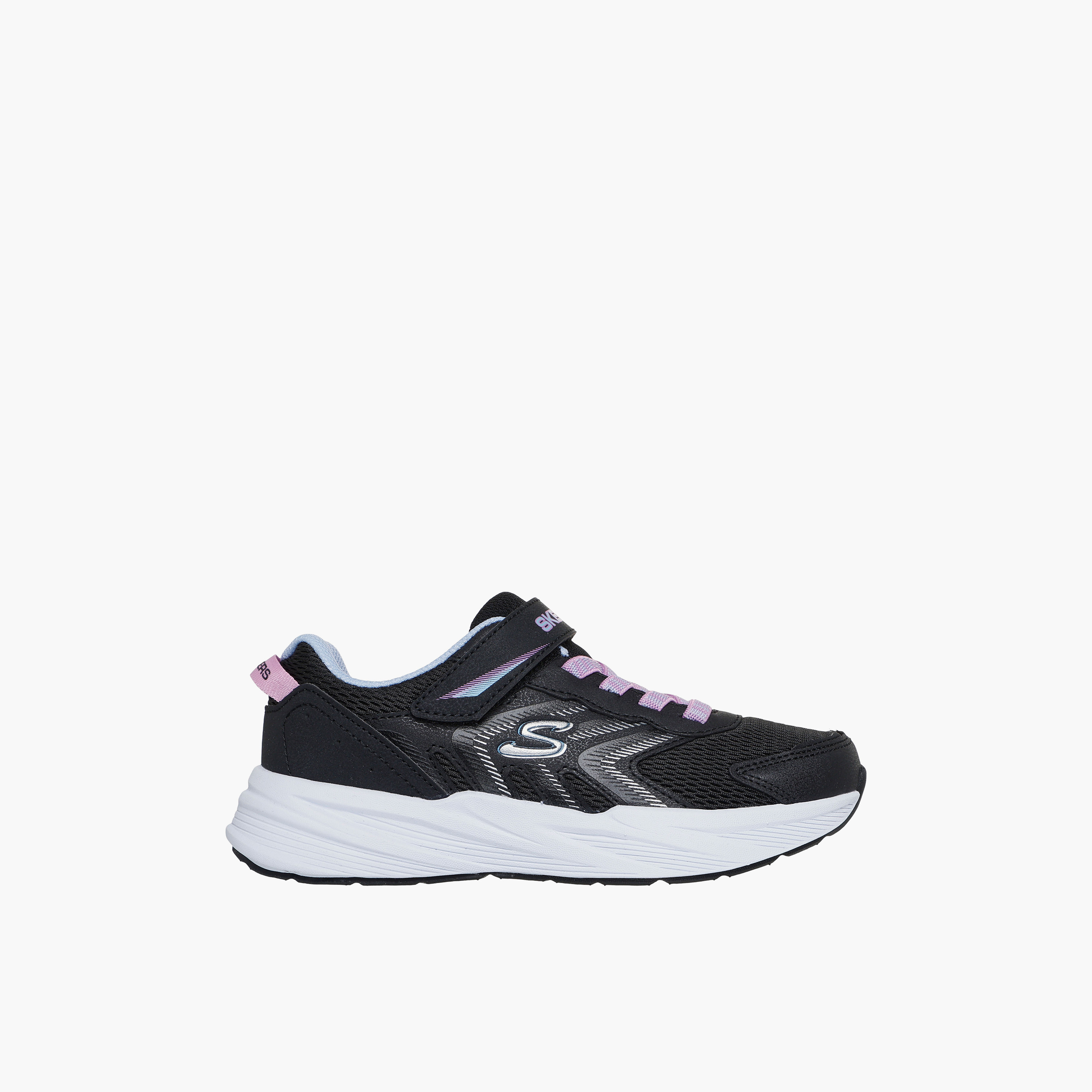 Skechers Girls MICROSPEC TREAD Hook & Loop Sneakers-girls-shoes-sports-image-2