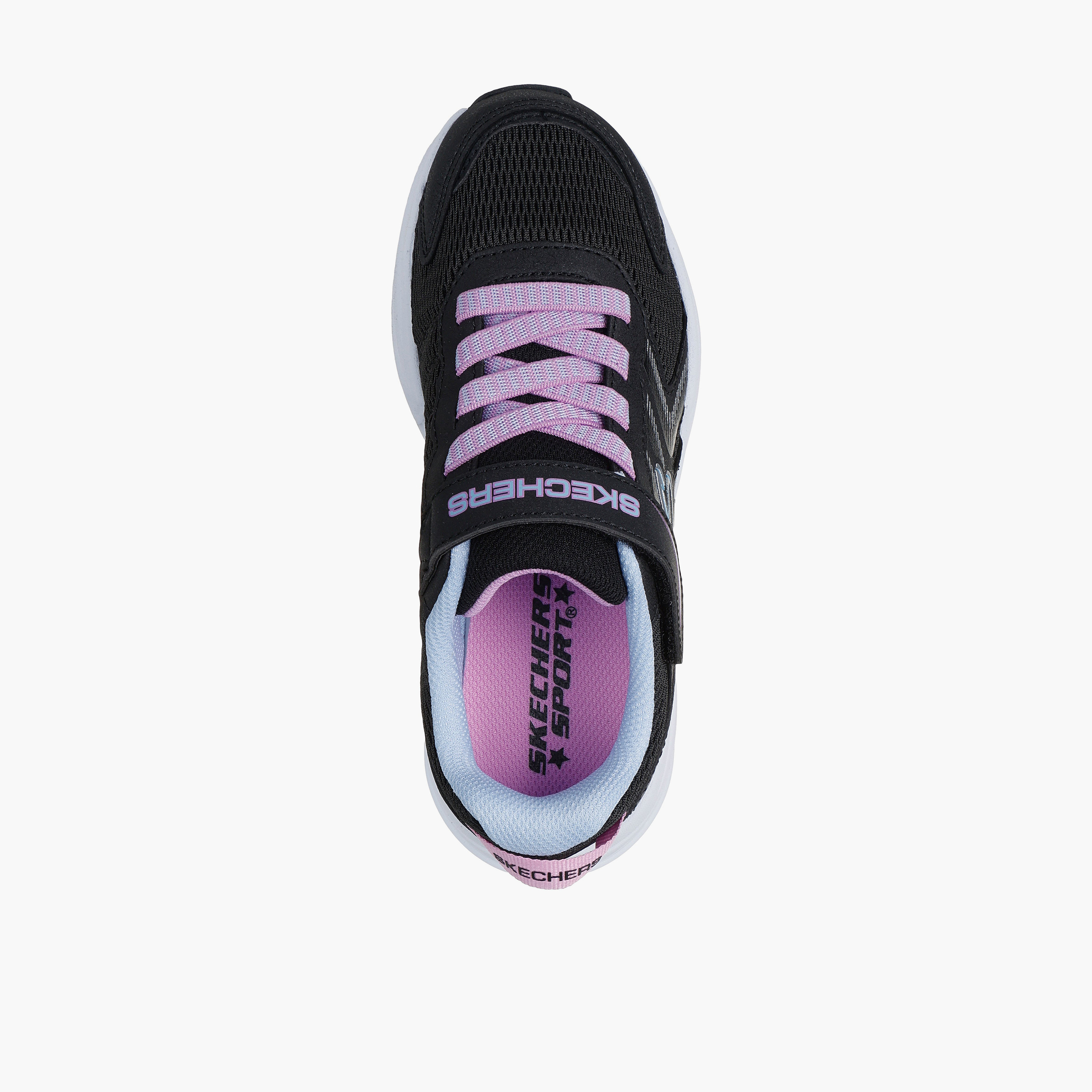 Skechers Girls MICROSPEC TREAD Hook & Loop Sneakers-girls-shoes-sports-image-3