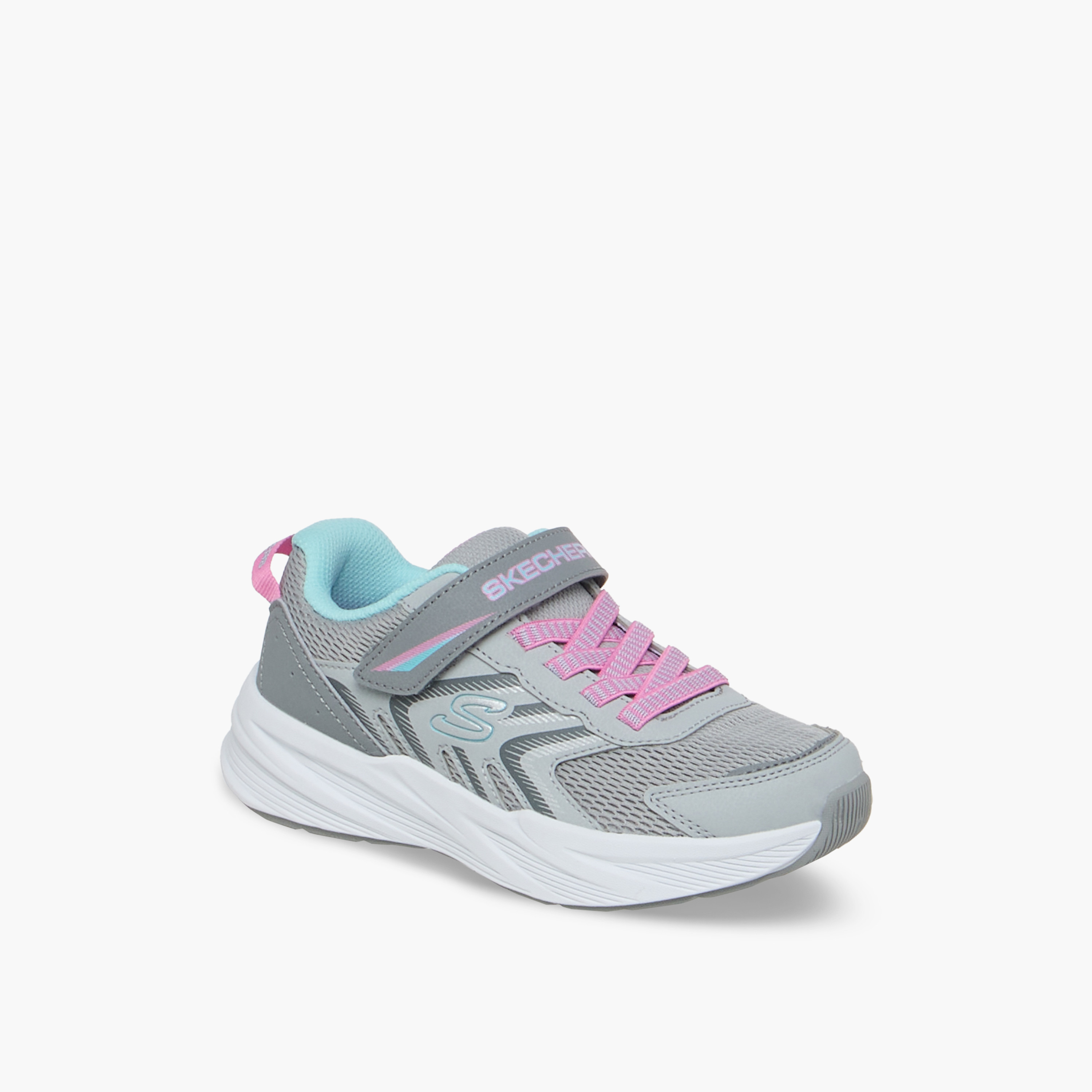 حذاء جري ميكروسبيك تريد بشريط لاصق للبنات من سكتشرز-girls-shoes-sports-image-2