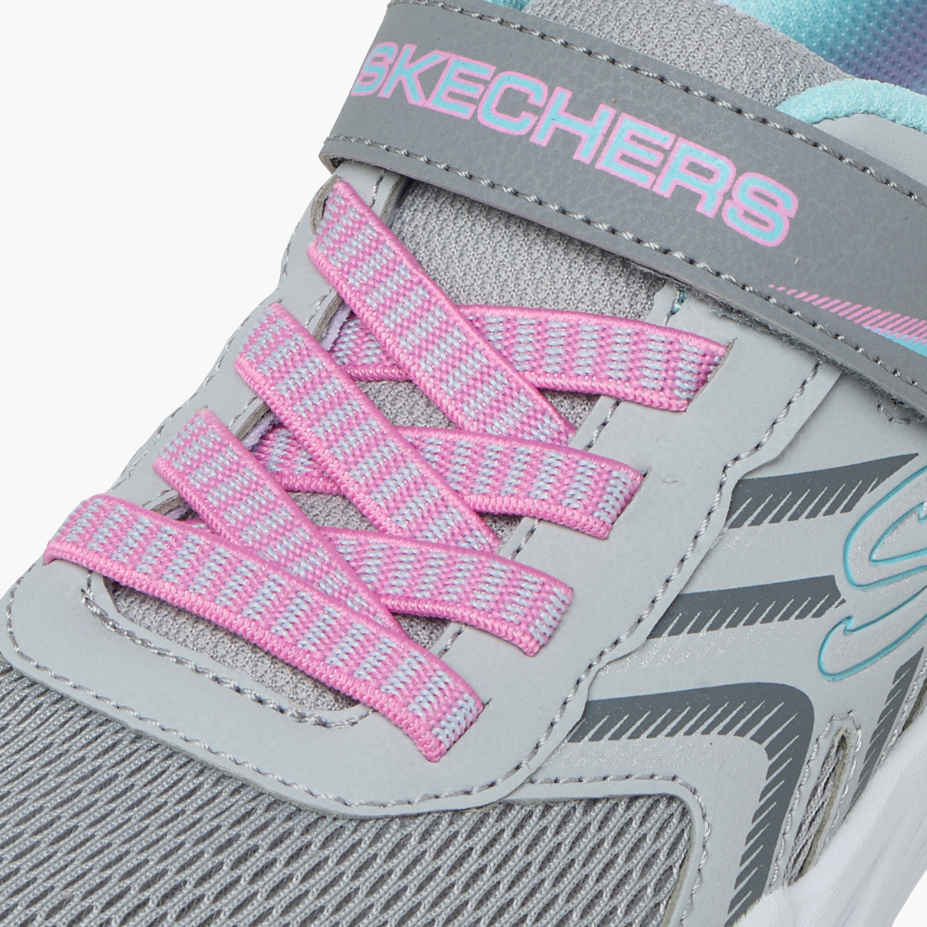 Skechers Girls Microspec Tread Hook & Loop Running Shoes-girls-shoes-sports-image-4