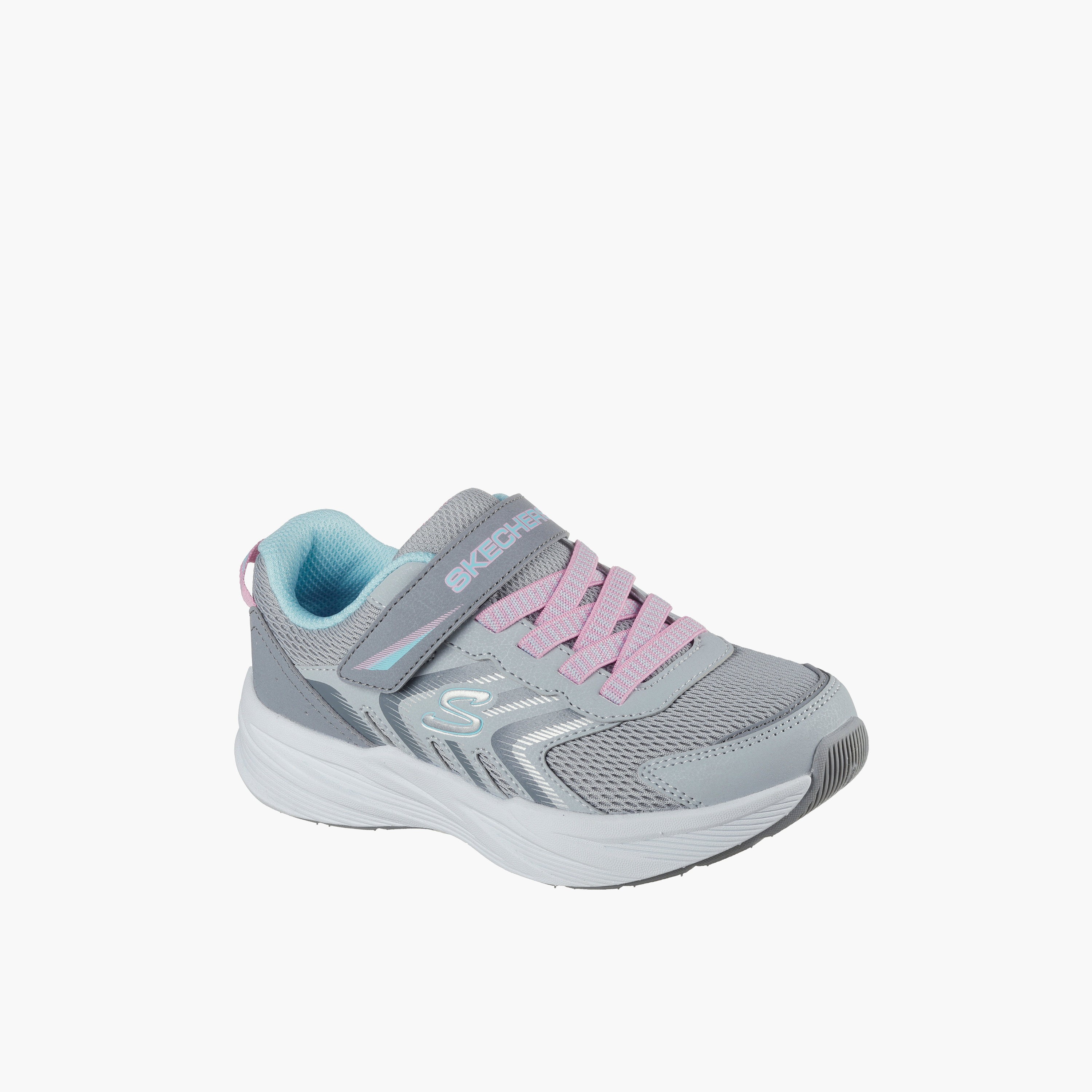 Skechers Girls MICROSPEC TREAD Hook & Loop Sneakers-girls-shoes-sneakers-image-1