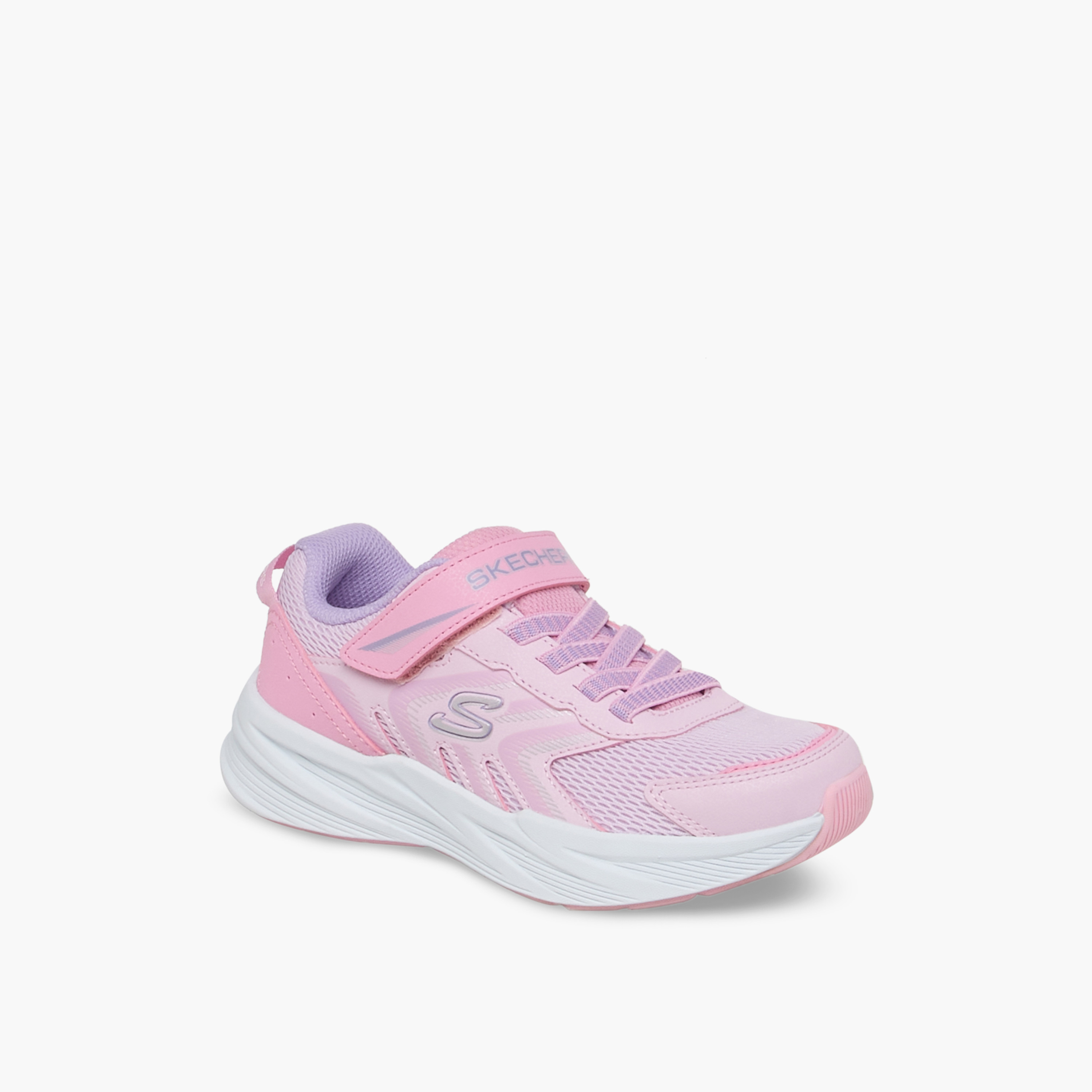 حذاء جري ميكروسبيك تريد بشريط لاصق للبنات من سكتشرز-girls-shoes-sports-image-7