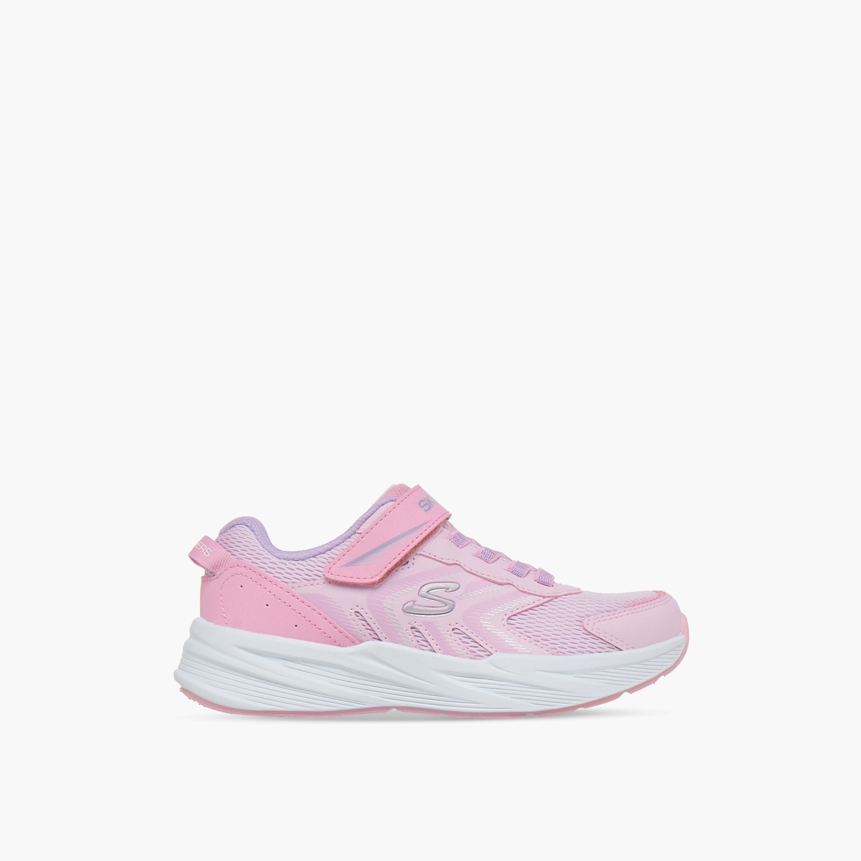 Skechers Girls Microspec Tread Hook & Loop Running Shoes-girls-shoes-sports-image-3