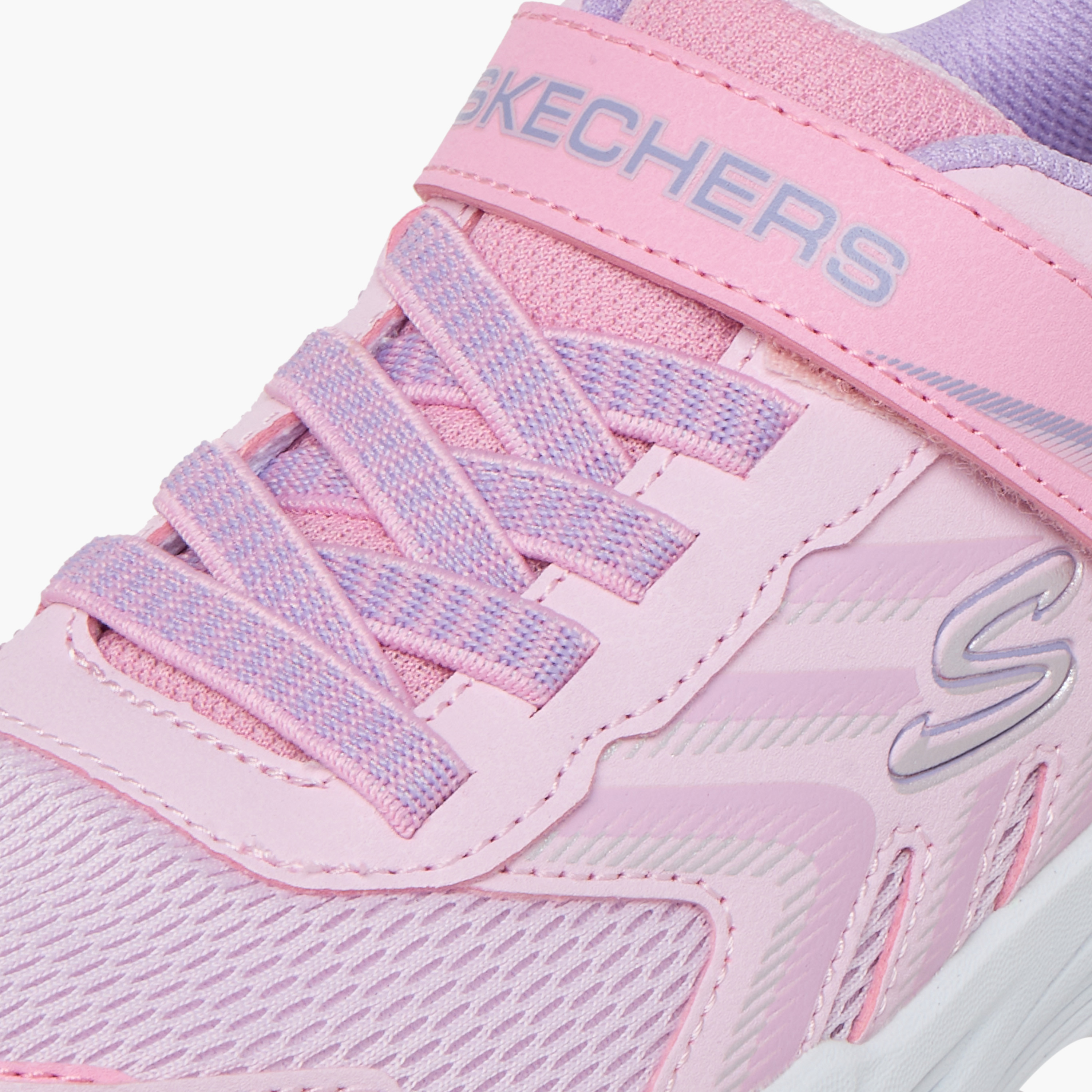 حذاء جري ميكروسبيك تريد بشريط لاصق للبنات من سكتشرز-girls-shoes-sports-image-9