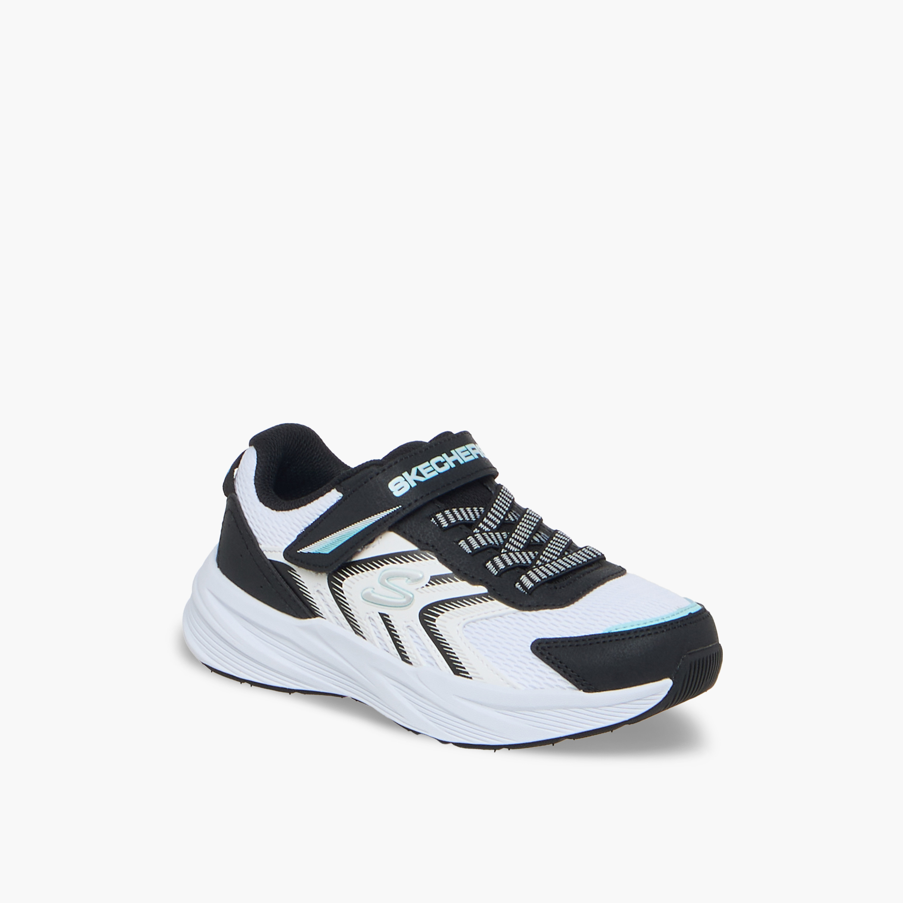 Skechers Girls Microspec Tread Hook & Loop Running Shoes-girls-shoes-sports-image-2
