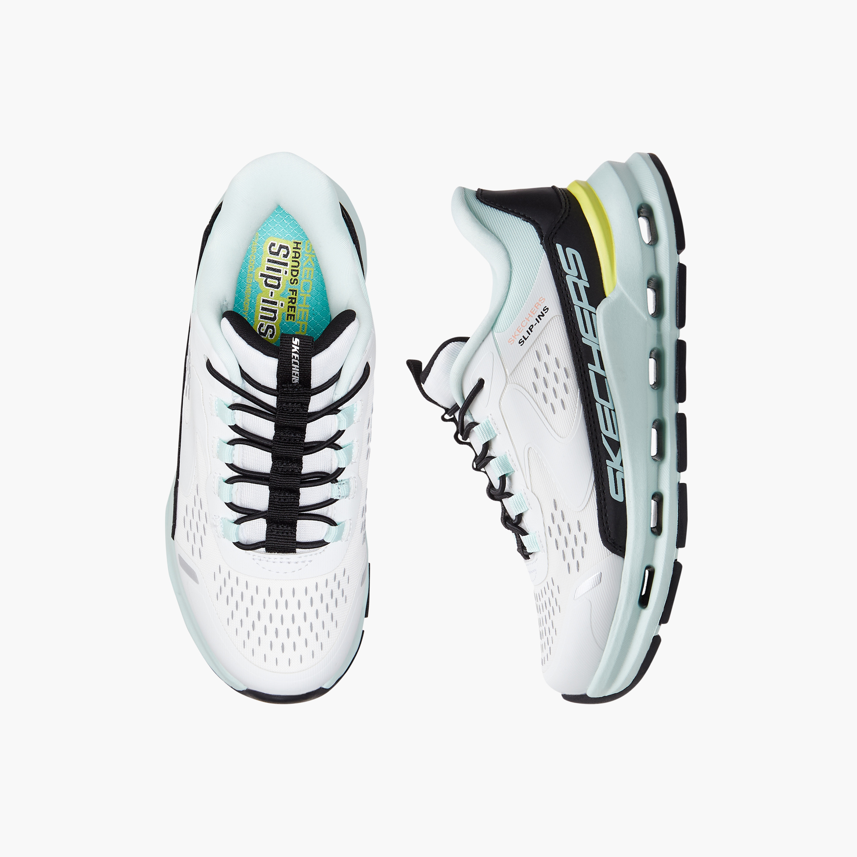 Skechers Girls Glide Step+ Slip-On Running Shoes-girls-shoes-sports-image-1