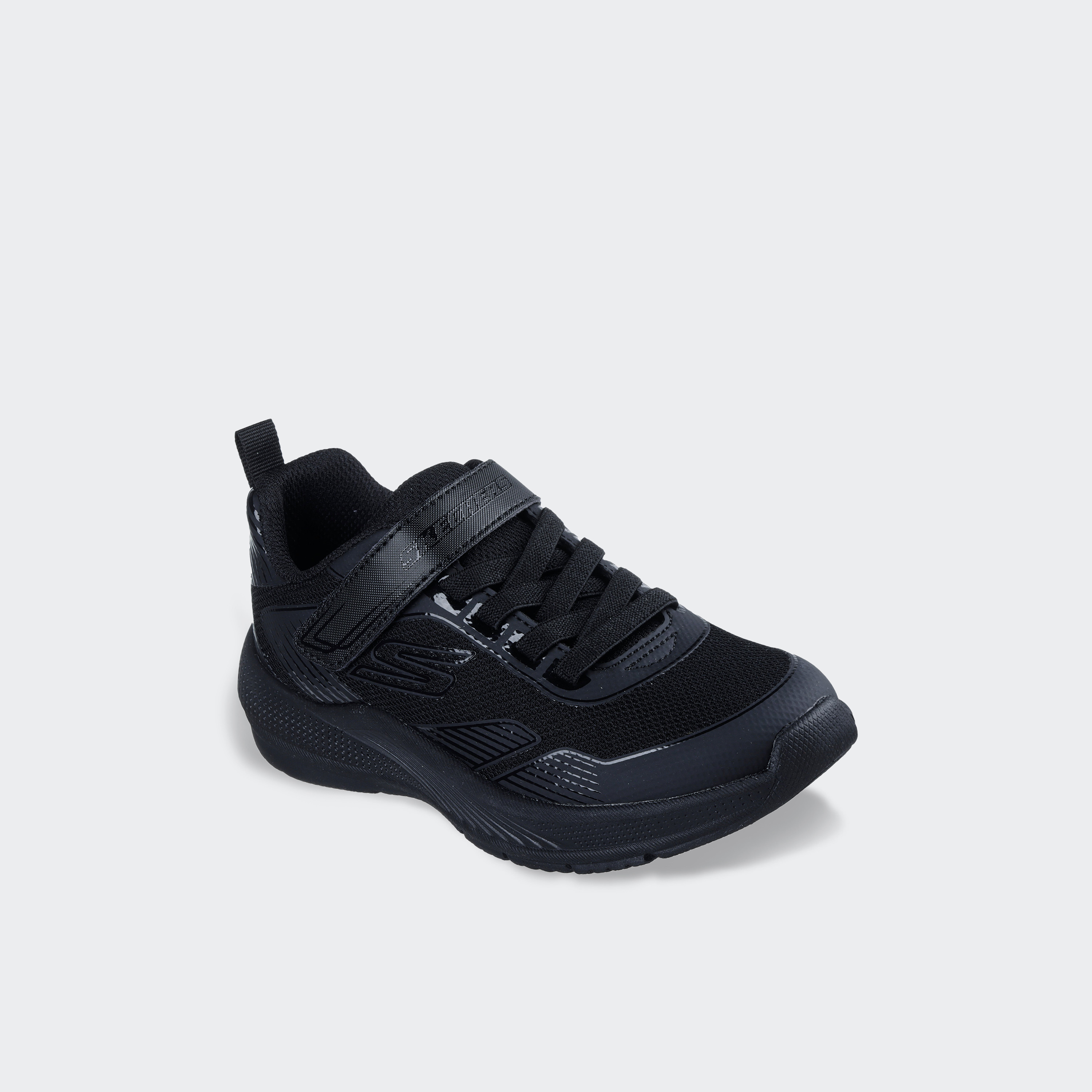 حذاء مدرسي بشريط إغلاق لاصق ميكروسبيك أدفانس للأطفال من سكيتشرز-girls-shoes-sneakers-image-1