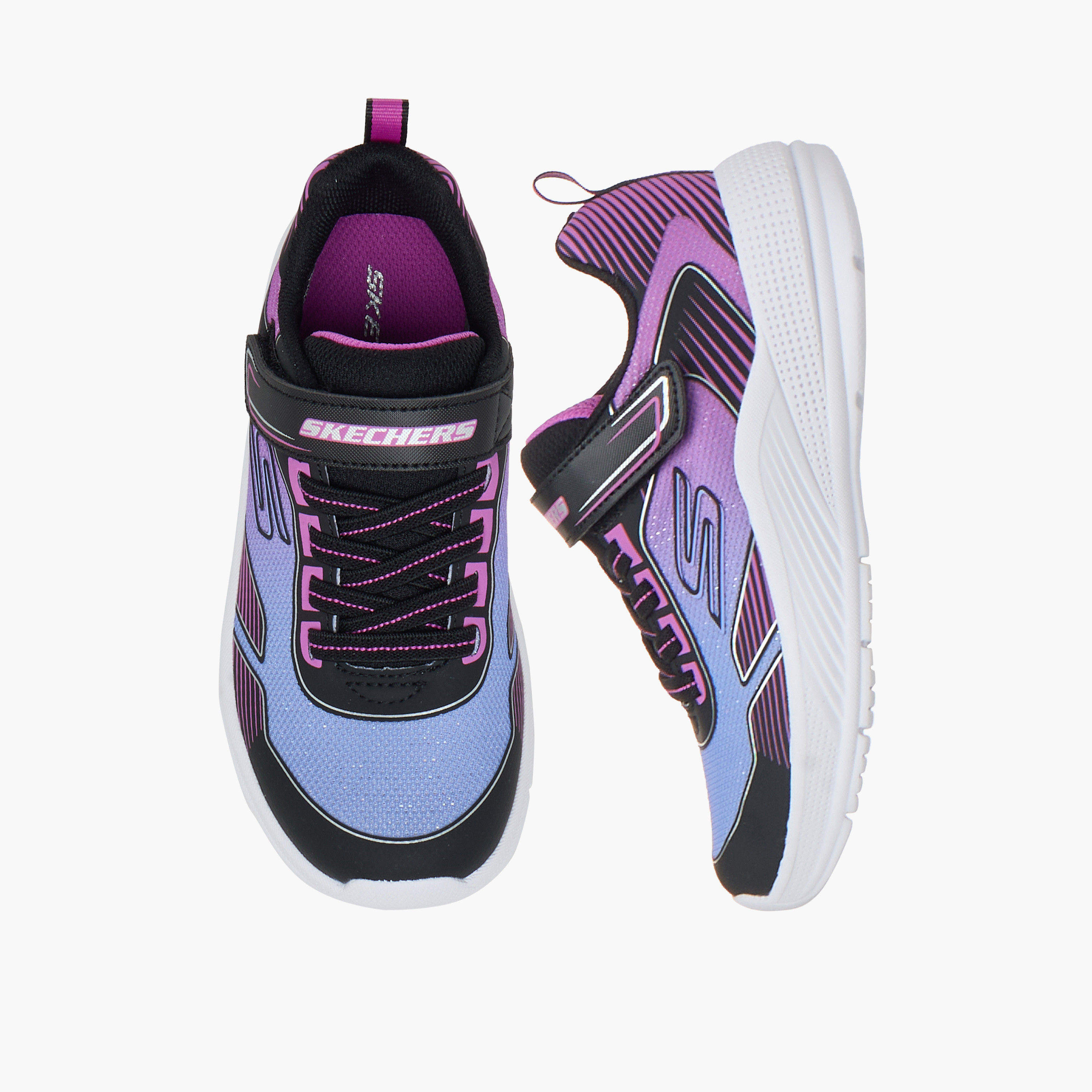 حذاء جري ميكروسبيك أدفانس بشريط لاصق للبنات من سكتشرز-girls-shoes-sports-image-10