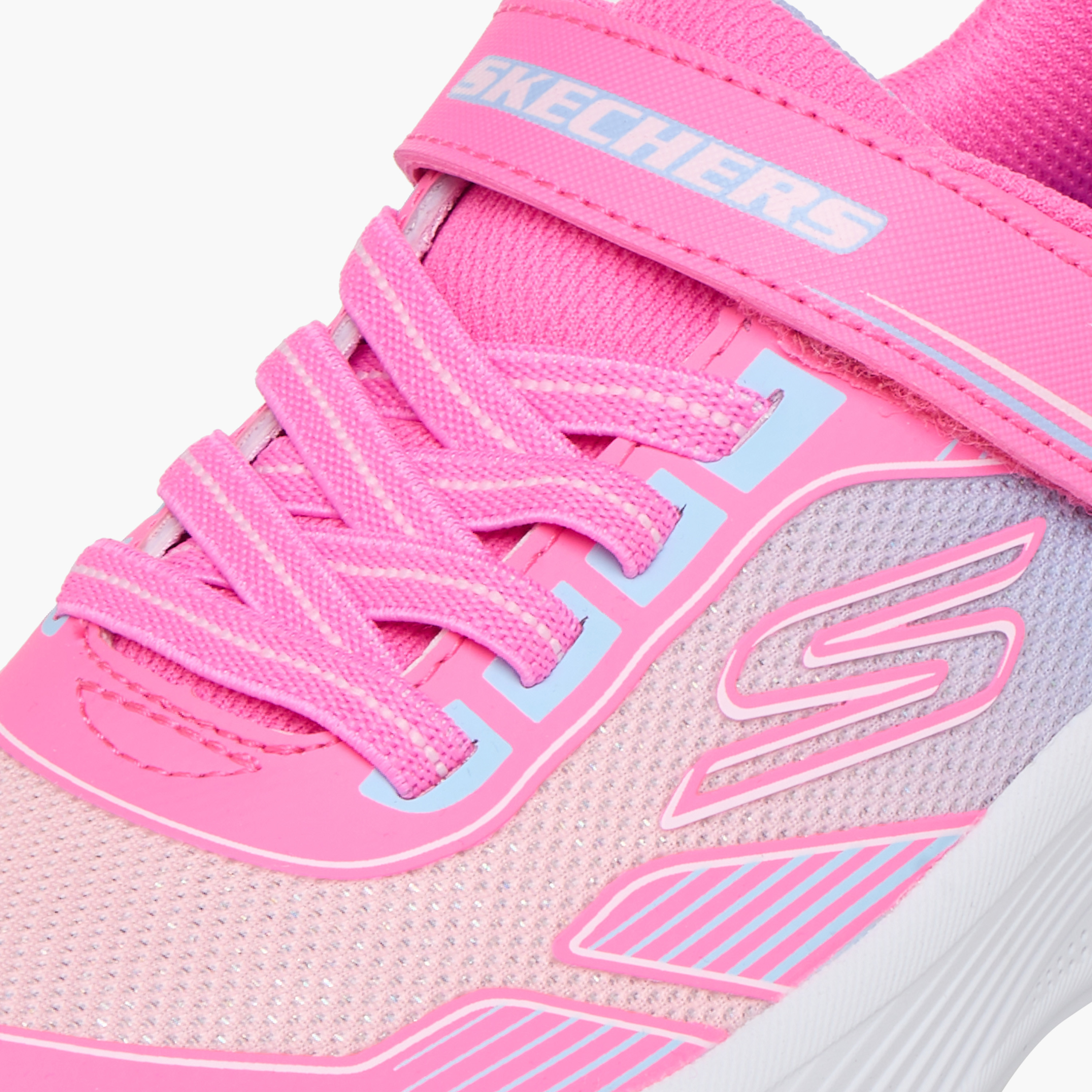 حذاء جري ميكروسبيك أدفانس بشريط لاصق للبنات من سكتشرز-girls-shoes-sports-image-4