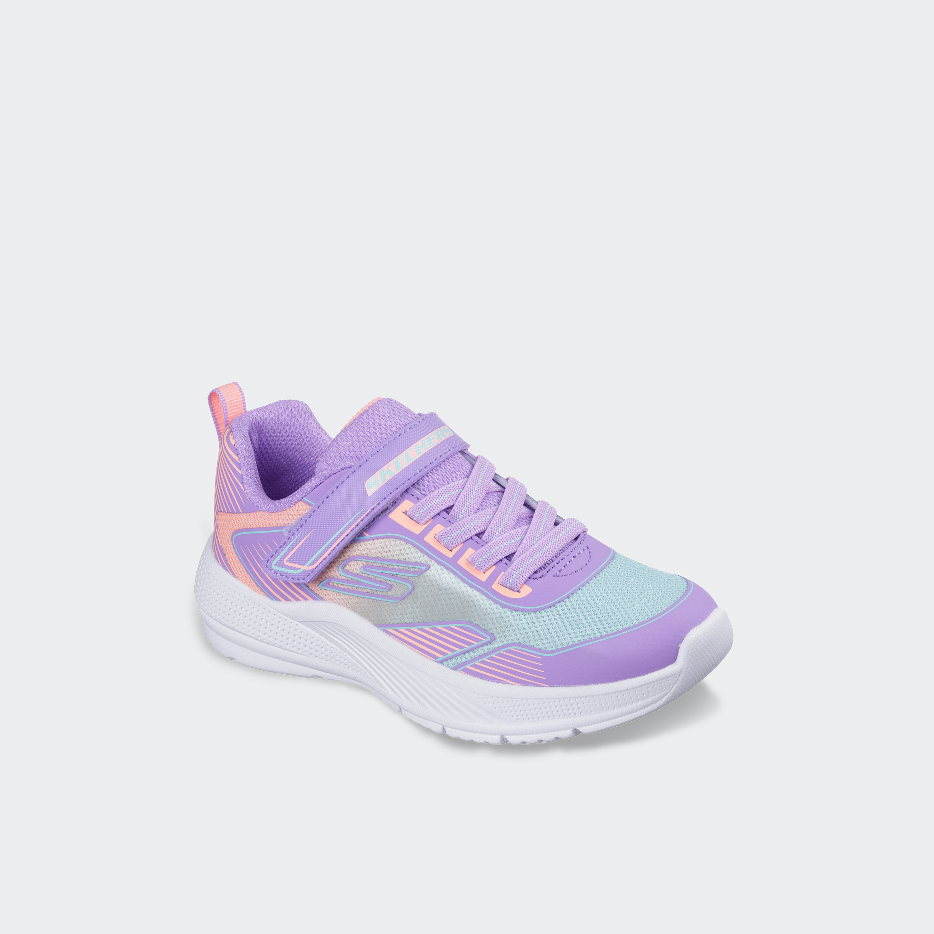 Skechers Girls Microspec Advance Hook & Loop Ankle Sneakers-girls-shoes-sneakers-image-1