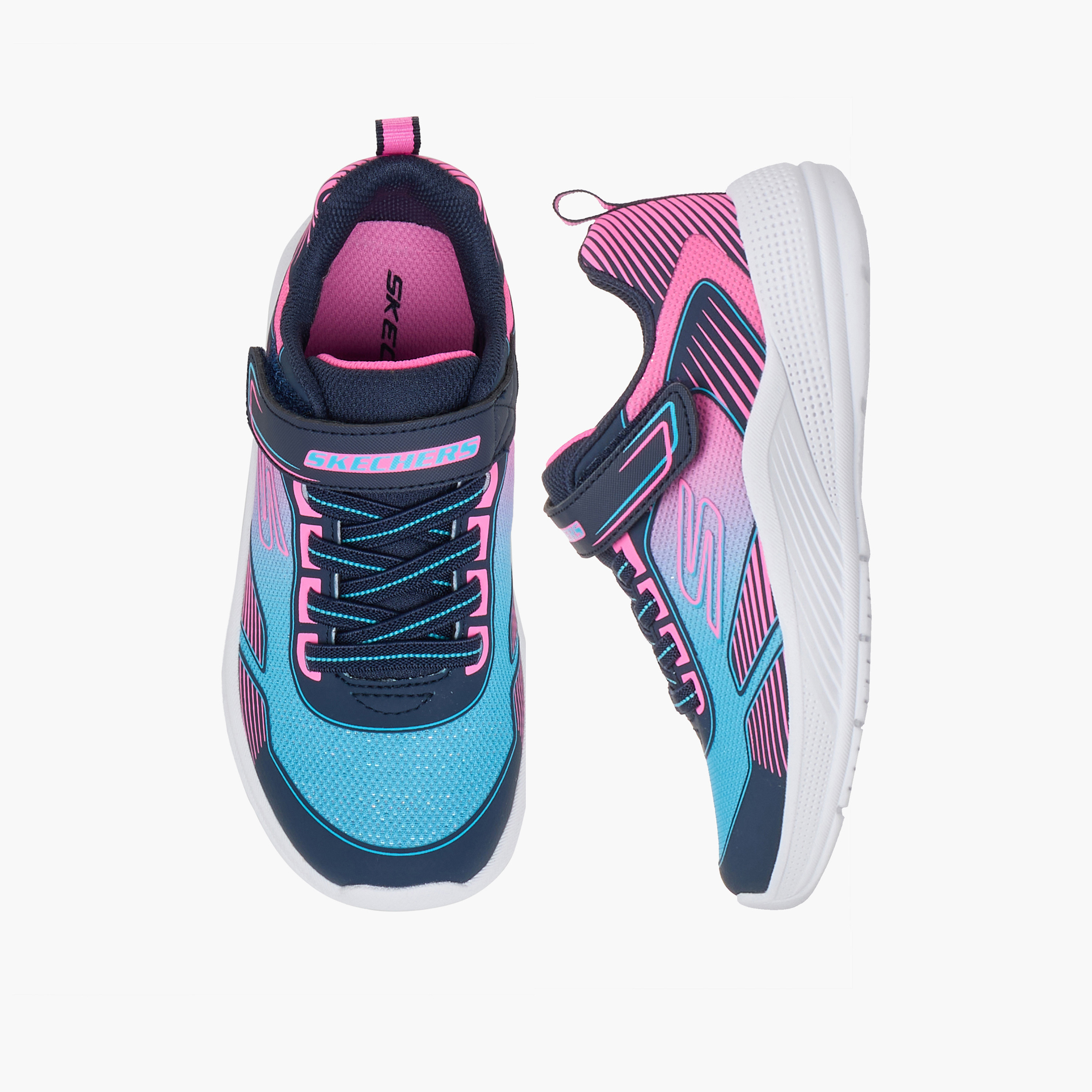 حذاء جري ميكروسبيك أدفانس بشريط لاصق للبنات من سكتشرز-girls-shoes-sports-image-8