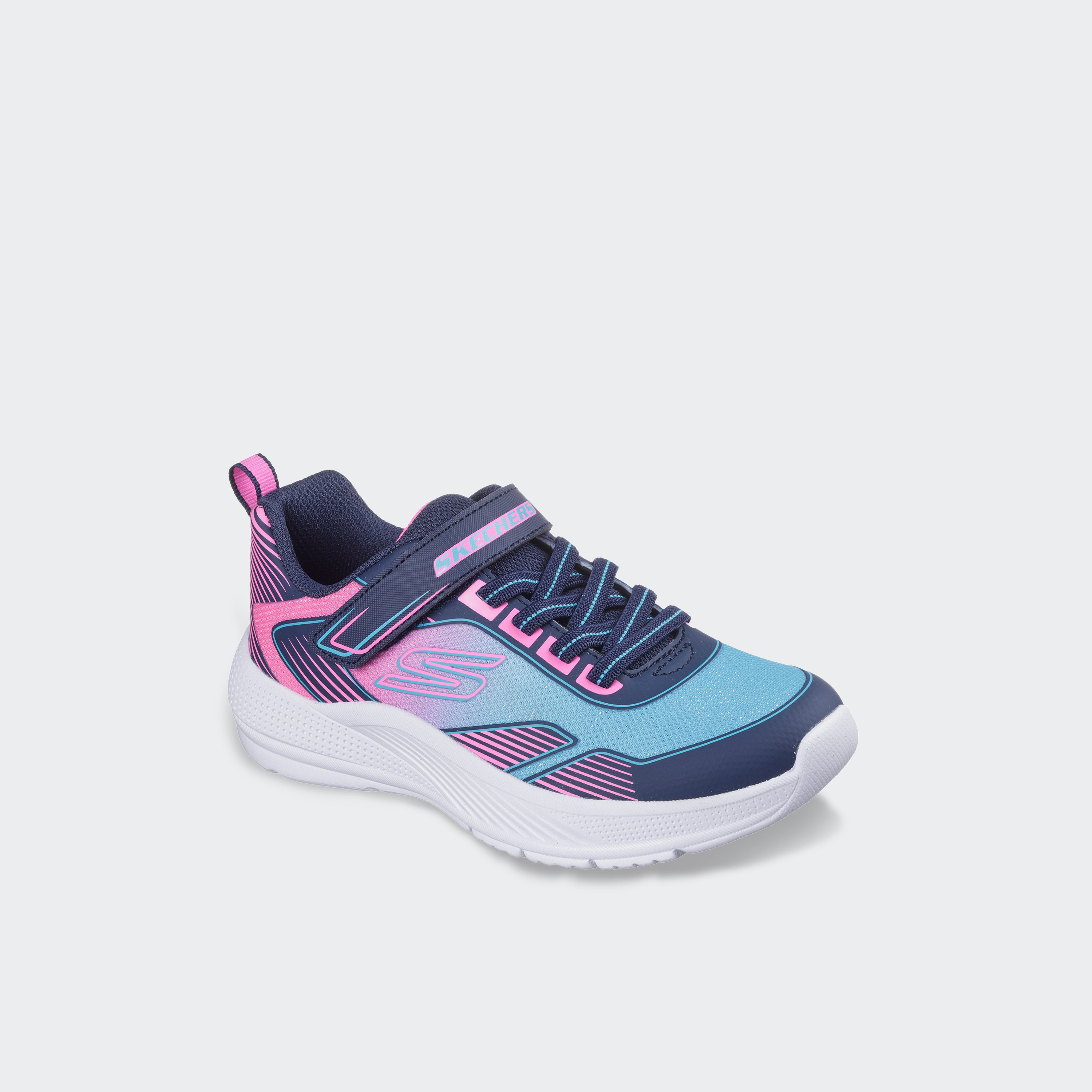 Skechers Girls Microspec Advance Hook & Loop Ankle Sneakers-girls-shoes-sneakers-image-1