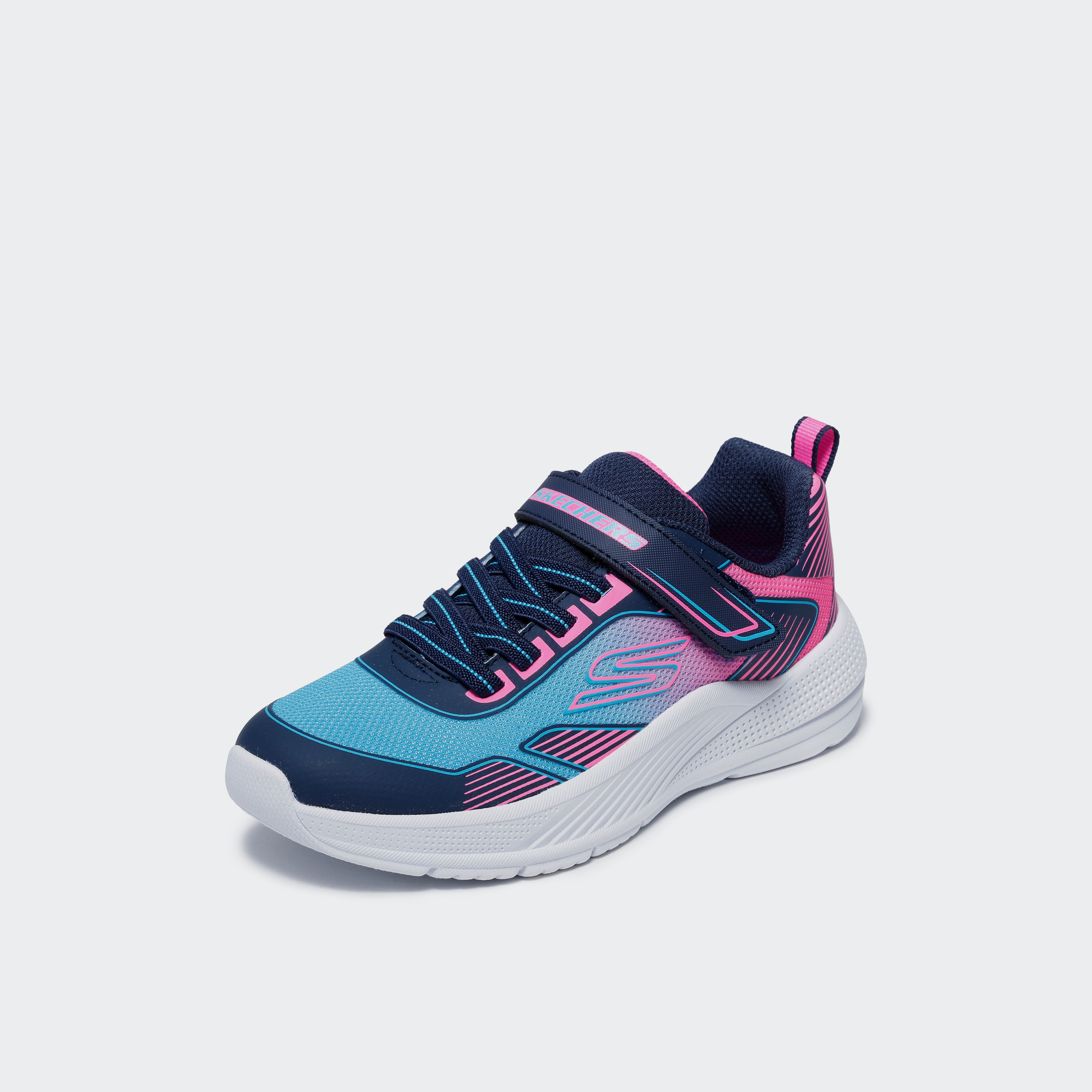 Skechers Girls Microspec Advance Hook & Loop Ankle Sneakers-girls-shoes-sneakers-image-4