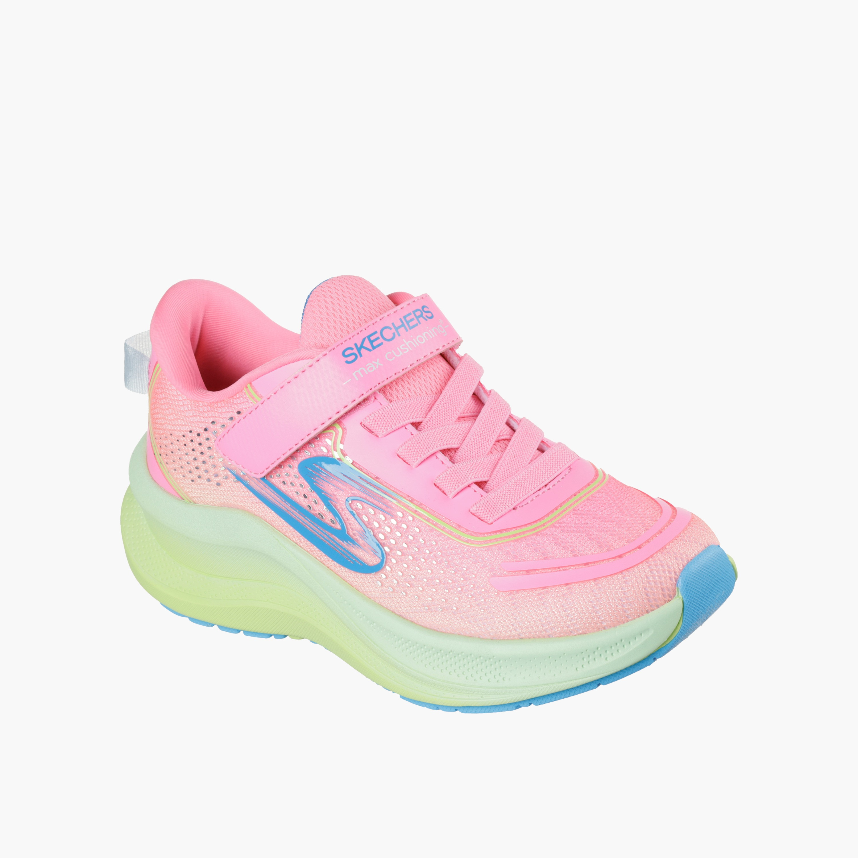 Skechers Girls MAX CUSHIONING ASCEND Hook & Loop Sports Shoes-girls-shoes-sneakers-image-4