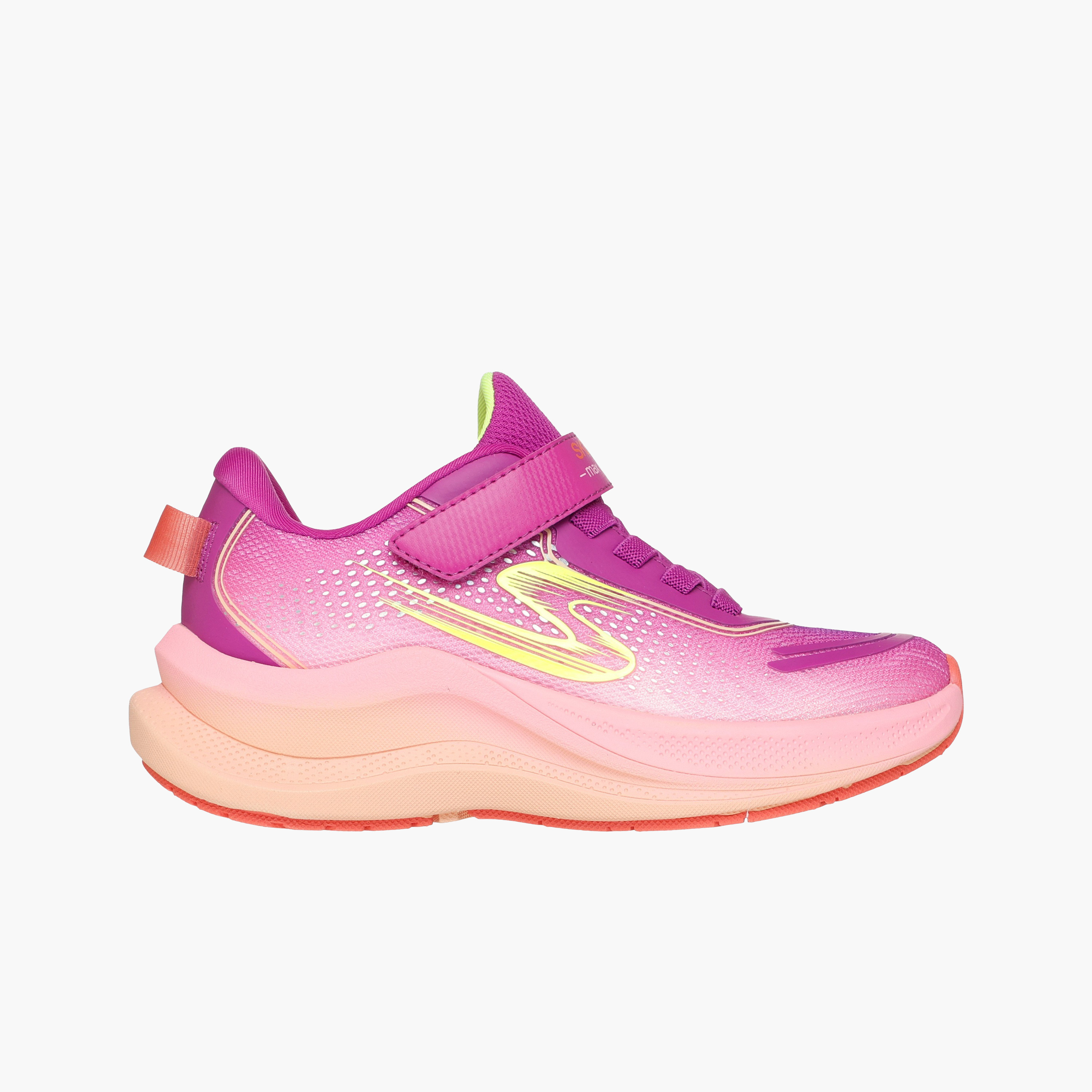 Skechers Girls MAX CUSHIONING ASCEND Hook & Loop Sports Shoes-girls-shoes-sneakers-image-1