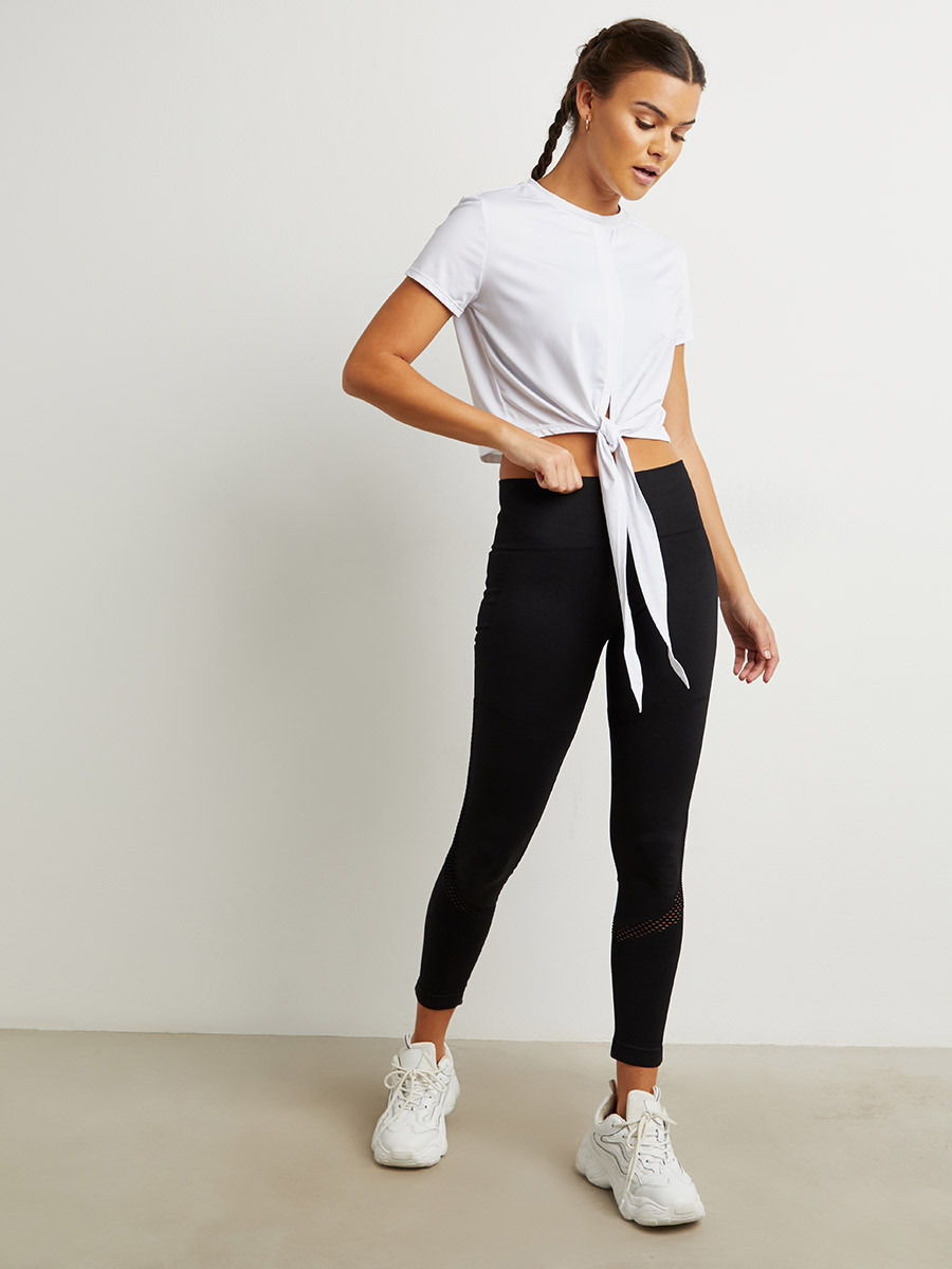 بلوزة بتفاصيل أربطة من ستايلي-sports-women-clothing-tshirtsandvests-image-2
