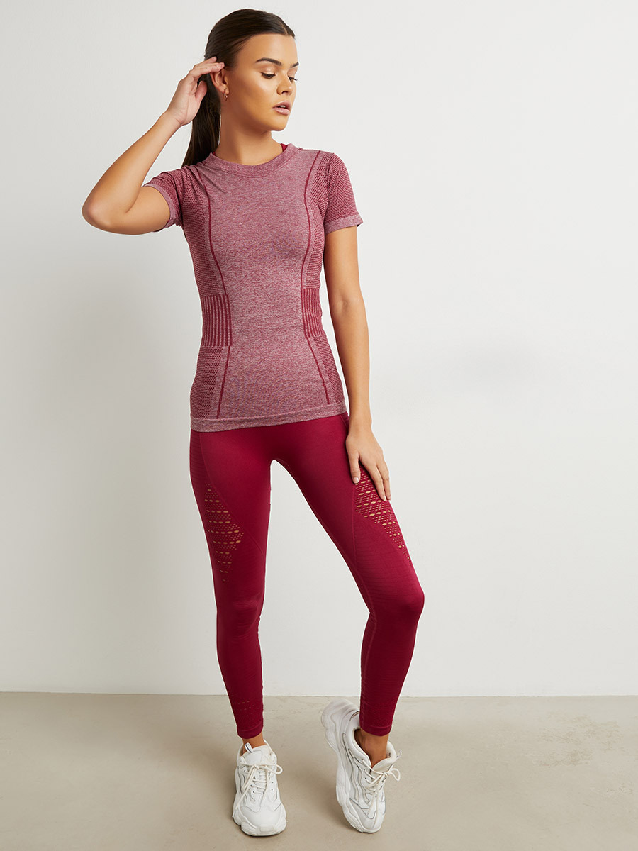 بلوزة رياضية بأكمام قصيرة من ستايلي-sports-women-clothing-tshirtsandvests-image-2